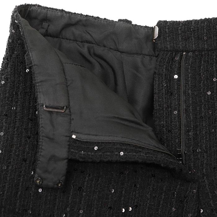 Chanel Chanel Chanel Tweed Sequin Fringe Tapered Pants Textile Bottoms P22992 DUTY FREE for USA Size ONE SIZE - 8 Thumbnail