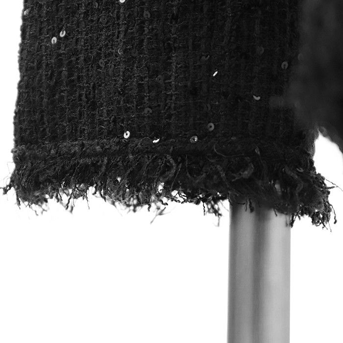 Chanel Chanel Chanel Tweed Sequin Fringe Tapered Pants Textile Bottoms P22992 DUTY FREE for USA Size ONE SIZE - 3 Thumbnail