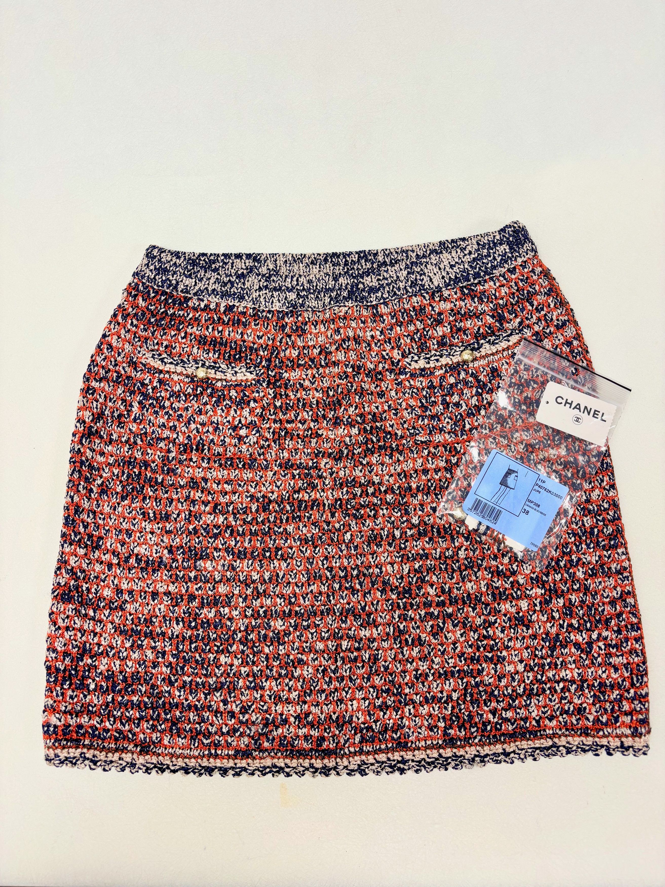 Chanel Jupe tweed Size 27" / US 4 / IT 40 - 9 Thumbnail