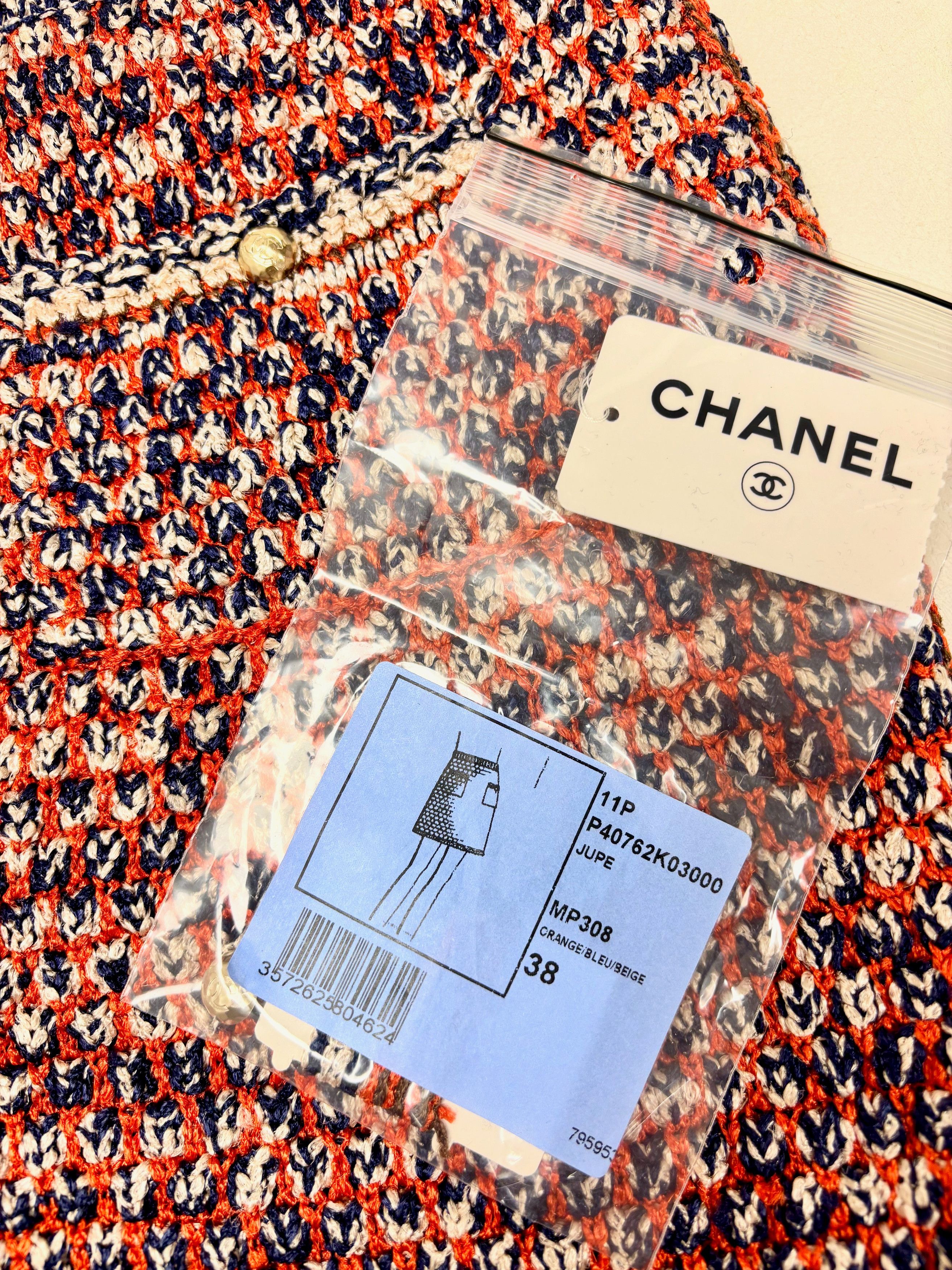Chanel Jupe tweed Size 27" / US 4 / IT 40 - 8 Thumbnail