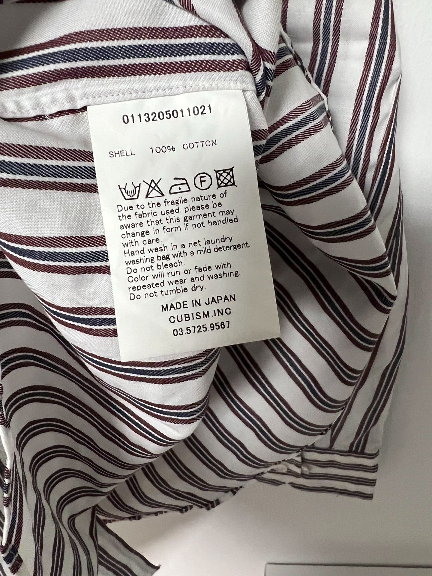 Visvim visvim v+v b.d Striped Shirt Size US L / EU 52-54 / 3 - 7 Thumbnail