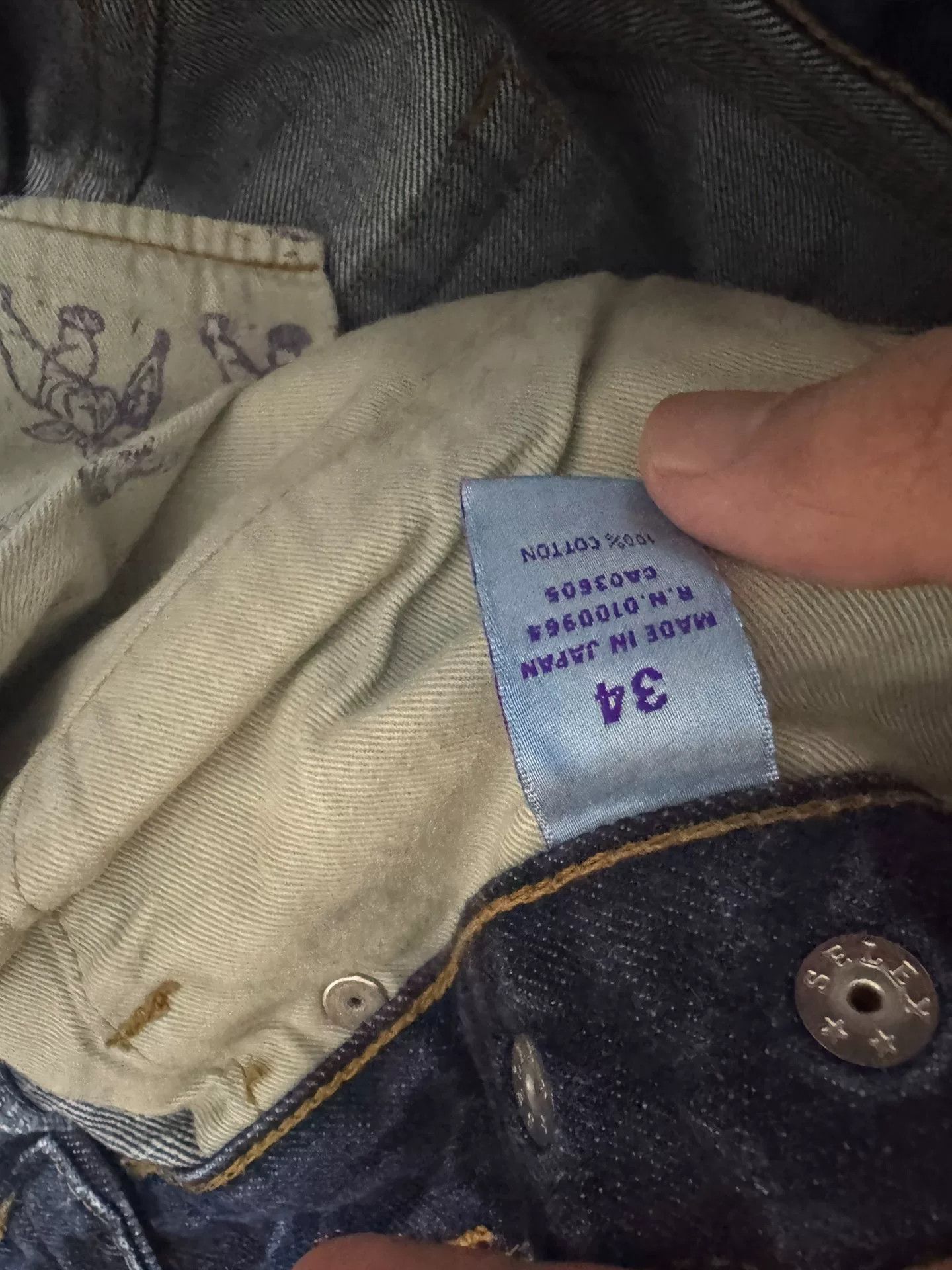 Visvim Blue Distressed Denim Jeans Size US 34 / EU 50 - 7 Thumbnail