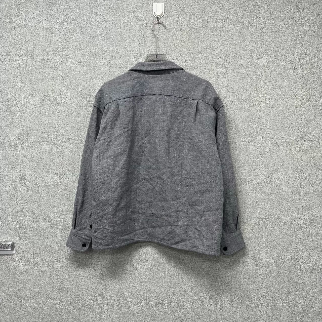 Visvim Visvim Gray Cuban Collar Button-Up Shirt Size US M / EU 48-50 / 2 - 2 Thumbnail
