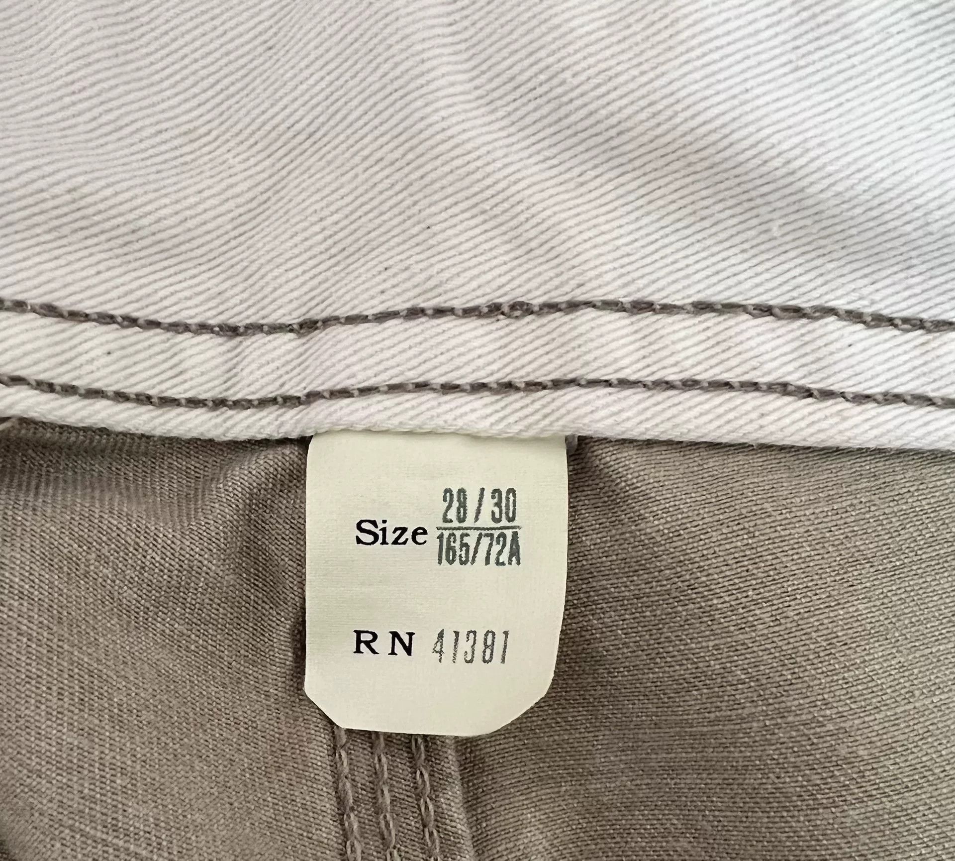 Visvim RRL Beige Patched Distressed Cargo Pants Size US 28 / EU 44 - 3 Thumbnail