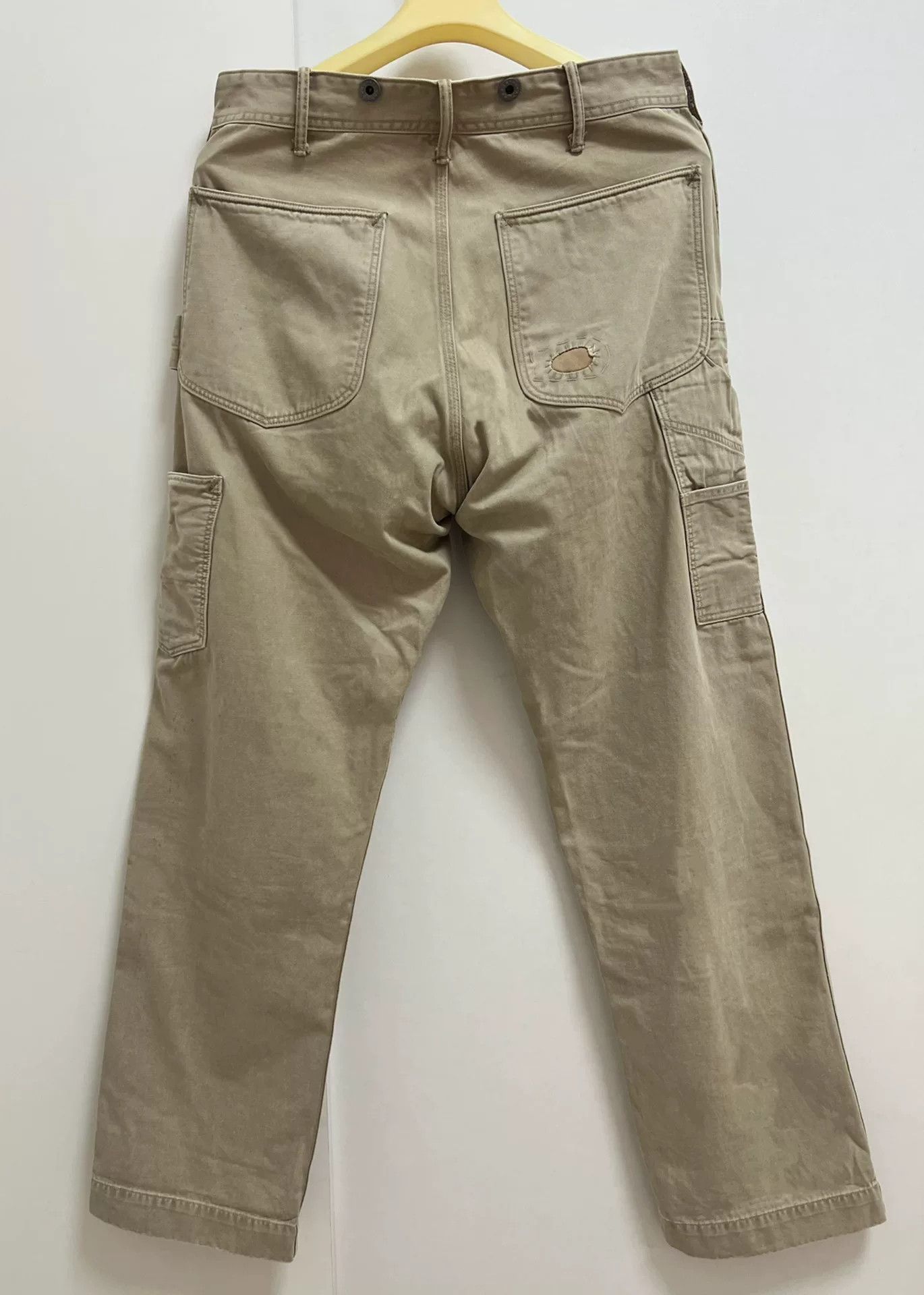 Visvim RRL Beige Patched Distressed Cargo Pants Size US 28 / EU 44 - 2 Thumbnail