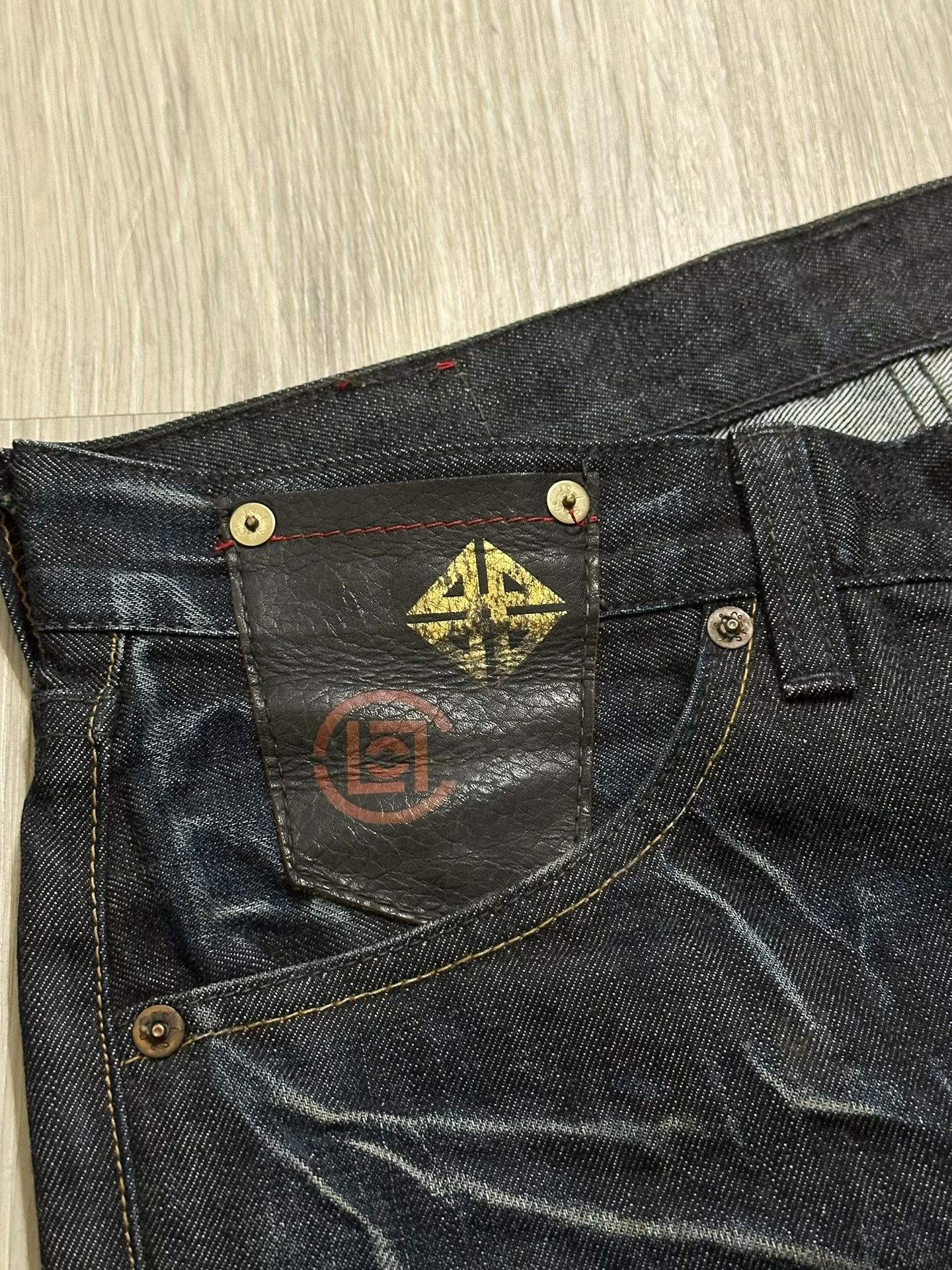 Visvim Levi's x Clot 517 Gold Butterfly Jeans Size US 30 / EU 46 - 3 Thumbnail