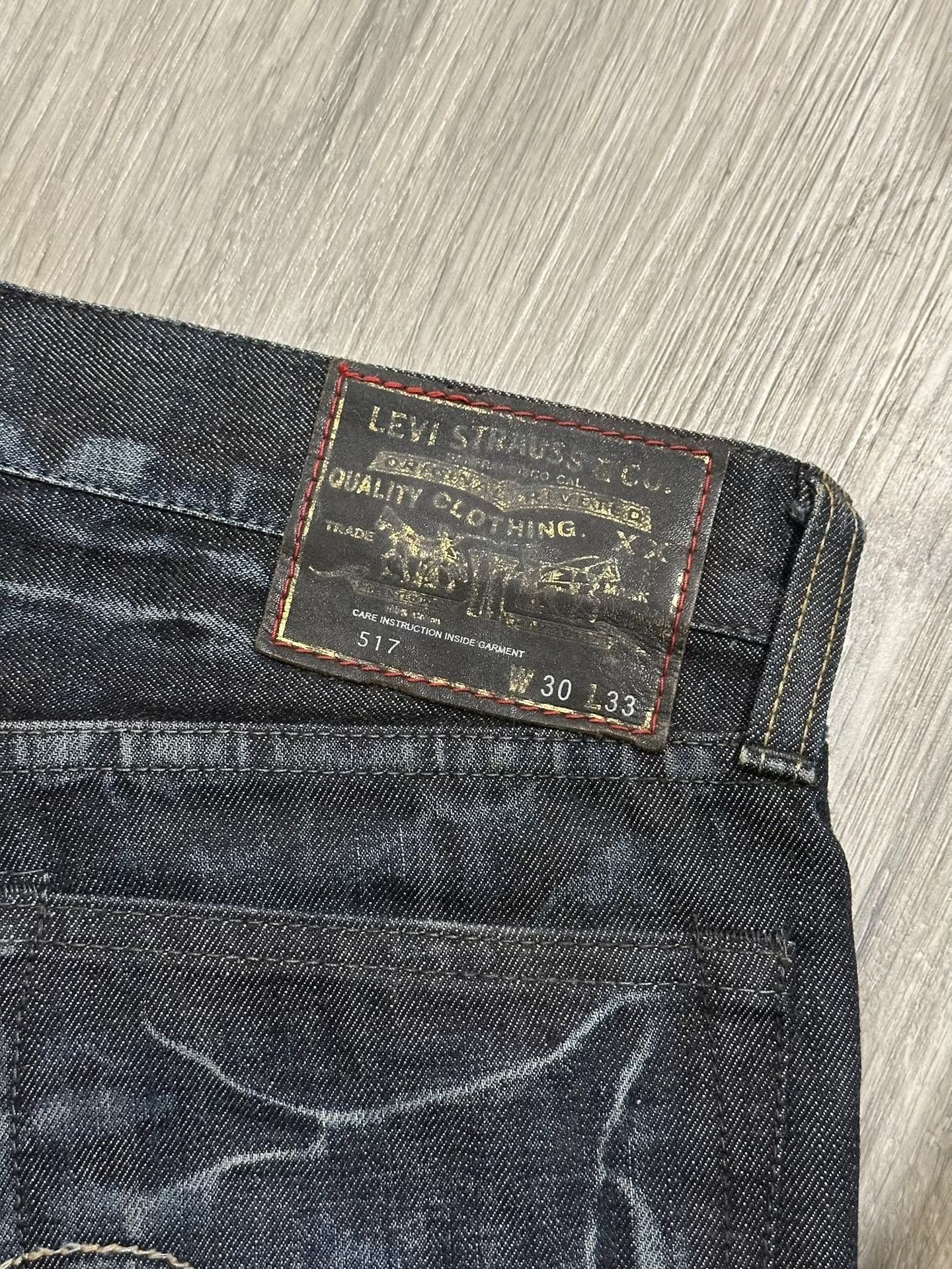 Visvim Levi's x Clot 517 Gold Butterfly Jeans Size US 30 / EU 46 - 4 Thumbnail
