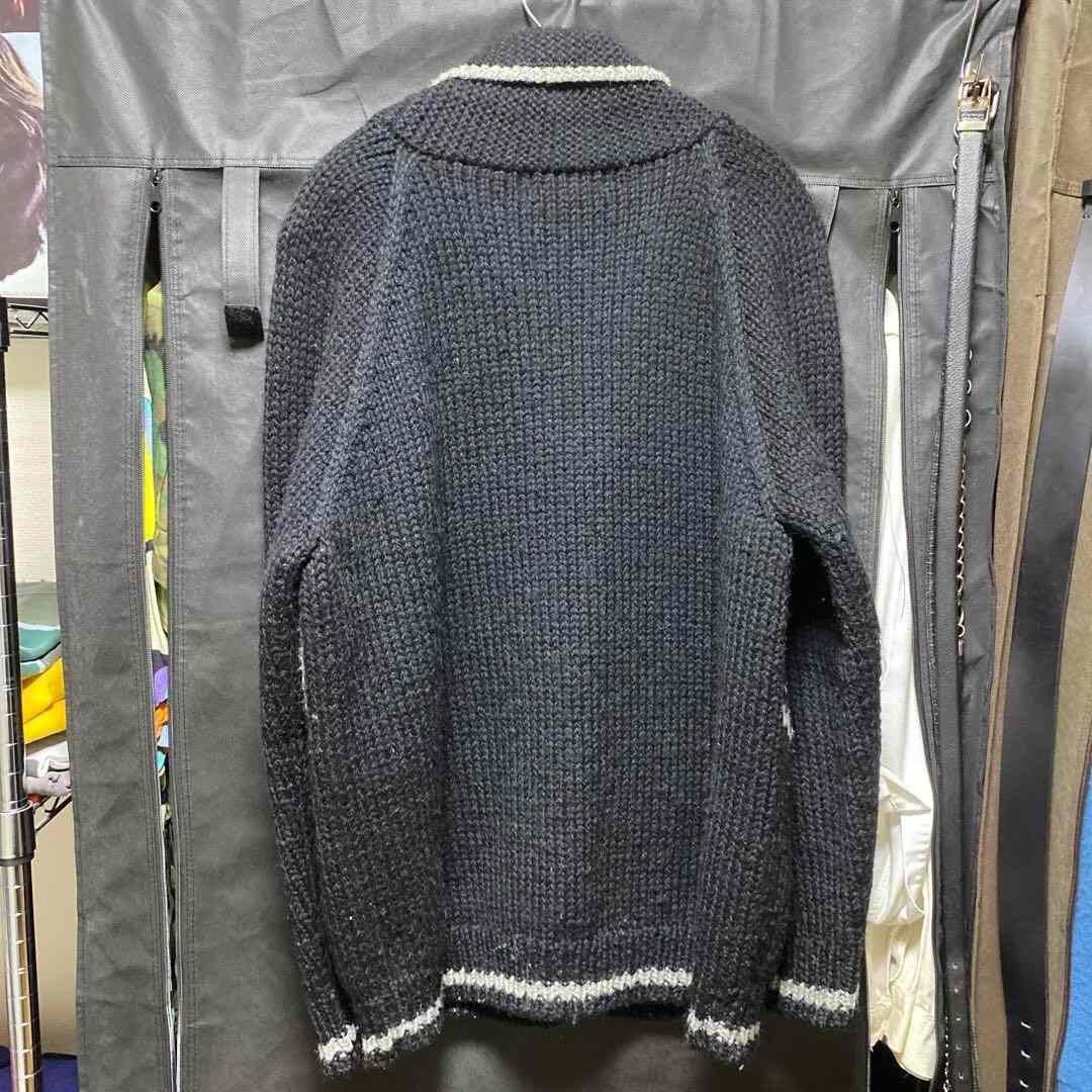 Visvim Black Wolf Pattern Knit Cardigan Size US M / EU 48-50 / 2 - 4 Thumbnail