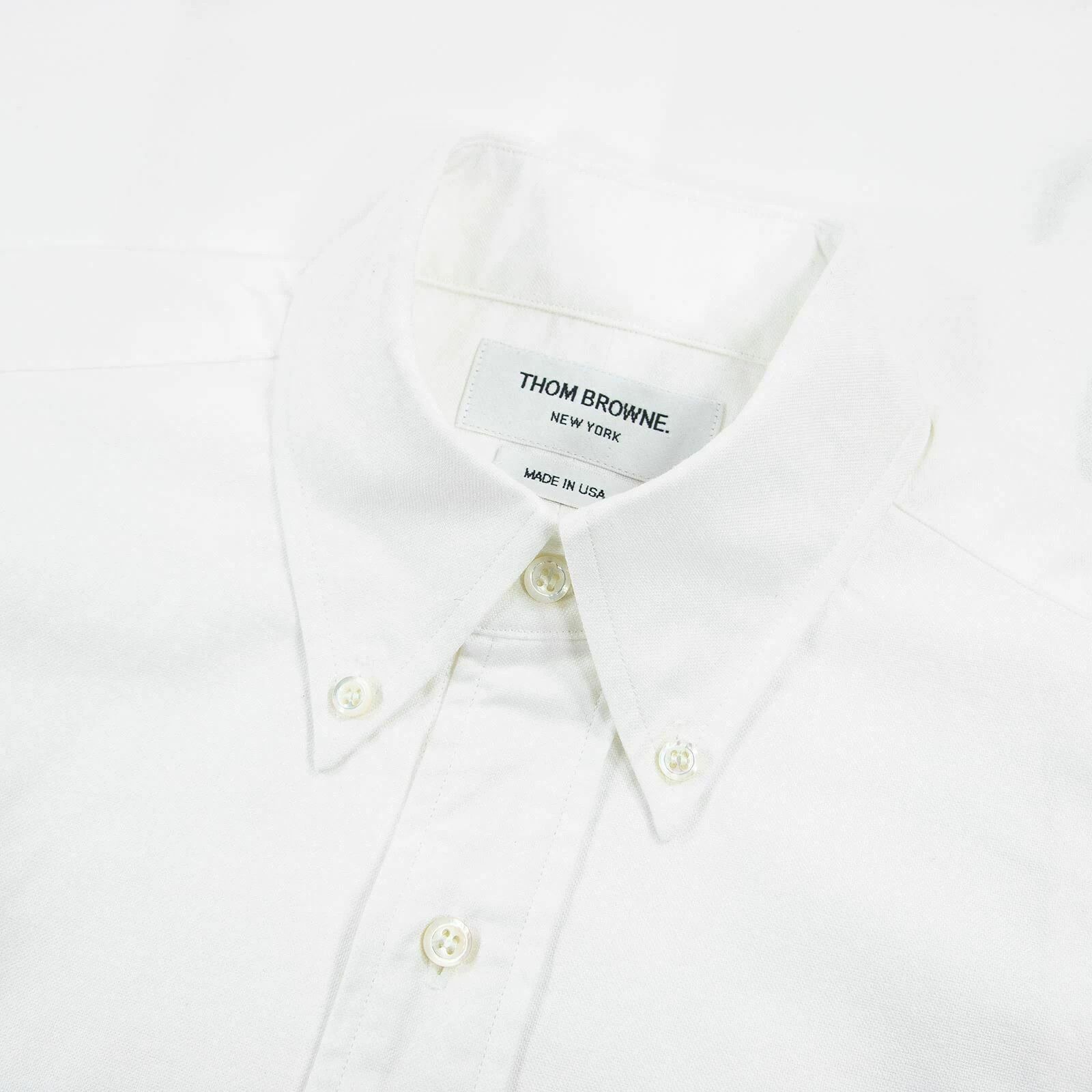 Visvim Thom Browne White Embroidered Shirt Size US XS / EU 42 / 0 - 5 Thumbnail