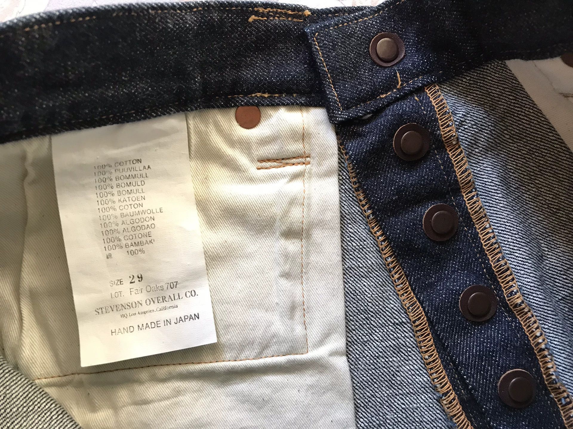 Visvim Stevenson Overall 707 Denim Jeans Size US 29 - 9 Thumbnail