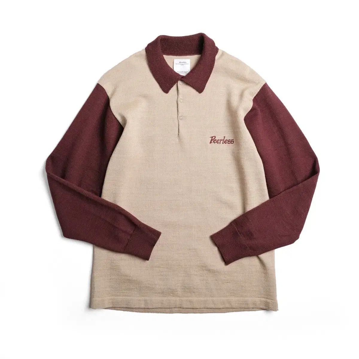 Visvim Visvim Godfrey Linen Wool Long-Sleeve Polo Size US XL / EU 56 / 4 - 3 Thumbnail