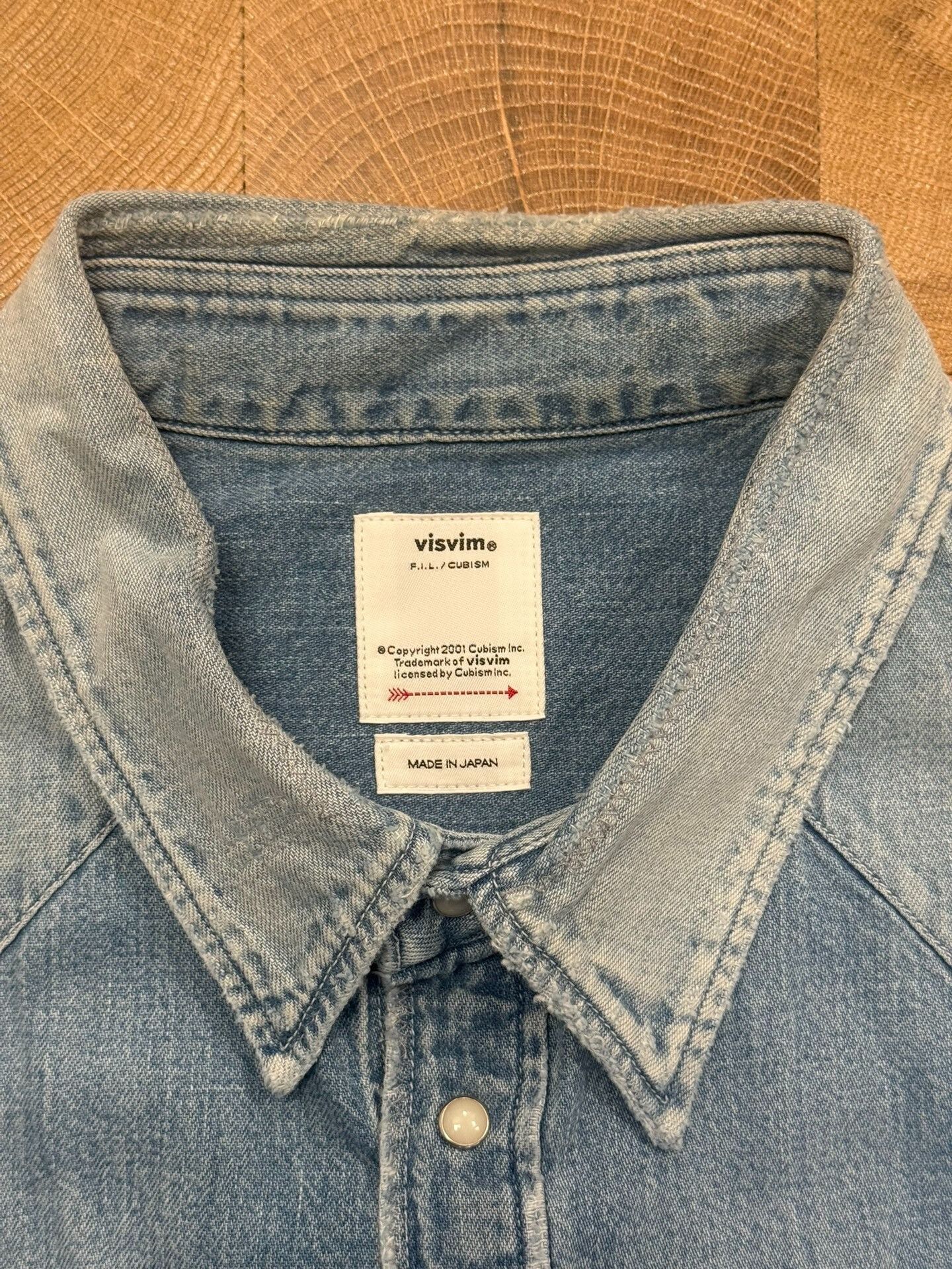 Visvim Visvim 24SS Social Sculpture Denim Shirt Size US L / EU 52-54 / 3 - 4 Thumbnail