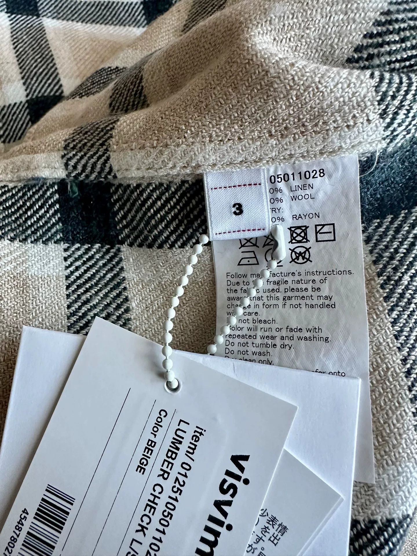 Visvim VISVIM LUMBER CHECK L/S Shirt Size US L / EU 52-54 / 3 - 4 Thumbnail
