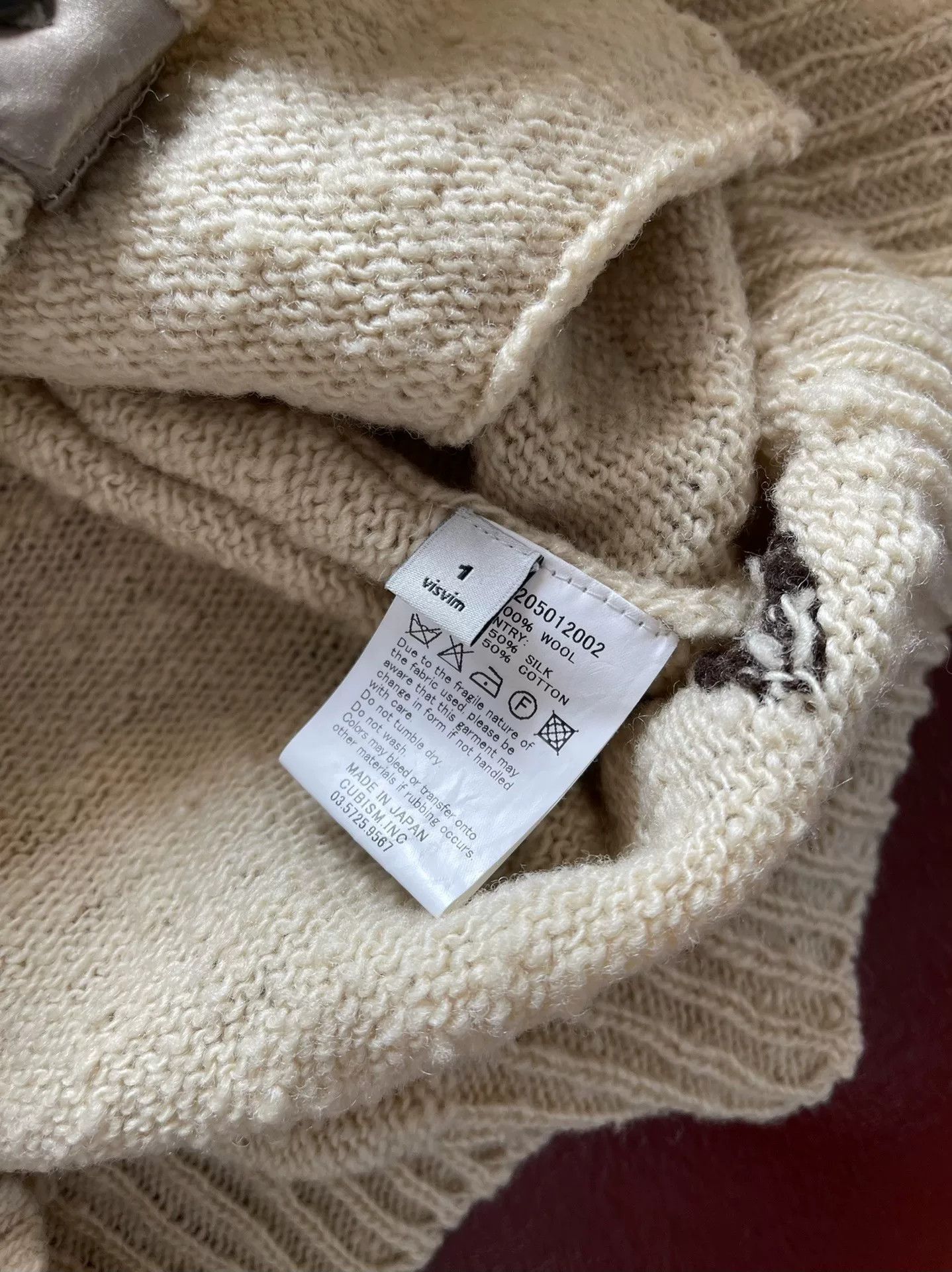 Visvim VISVIM SELMER LONG TRIANGLE CARDIGAN Size US S / EU 44-46 / 1 - 5 Thumbnail