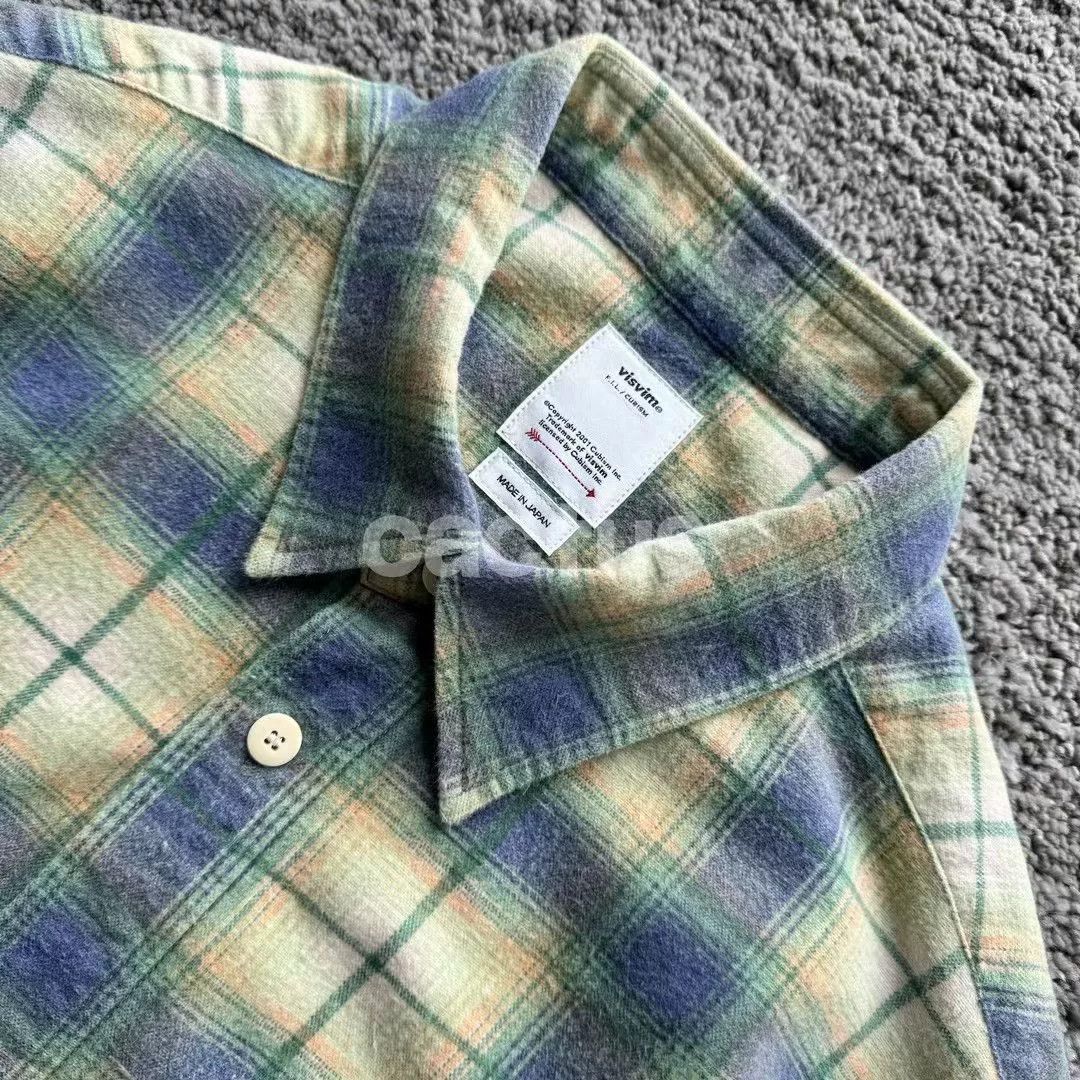 Visvim visvim PIONEER KHADI CHECK L/S Size US L / EU 52-54 / 3 - 2 Thumbnail