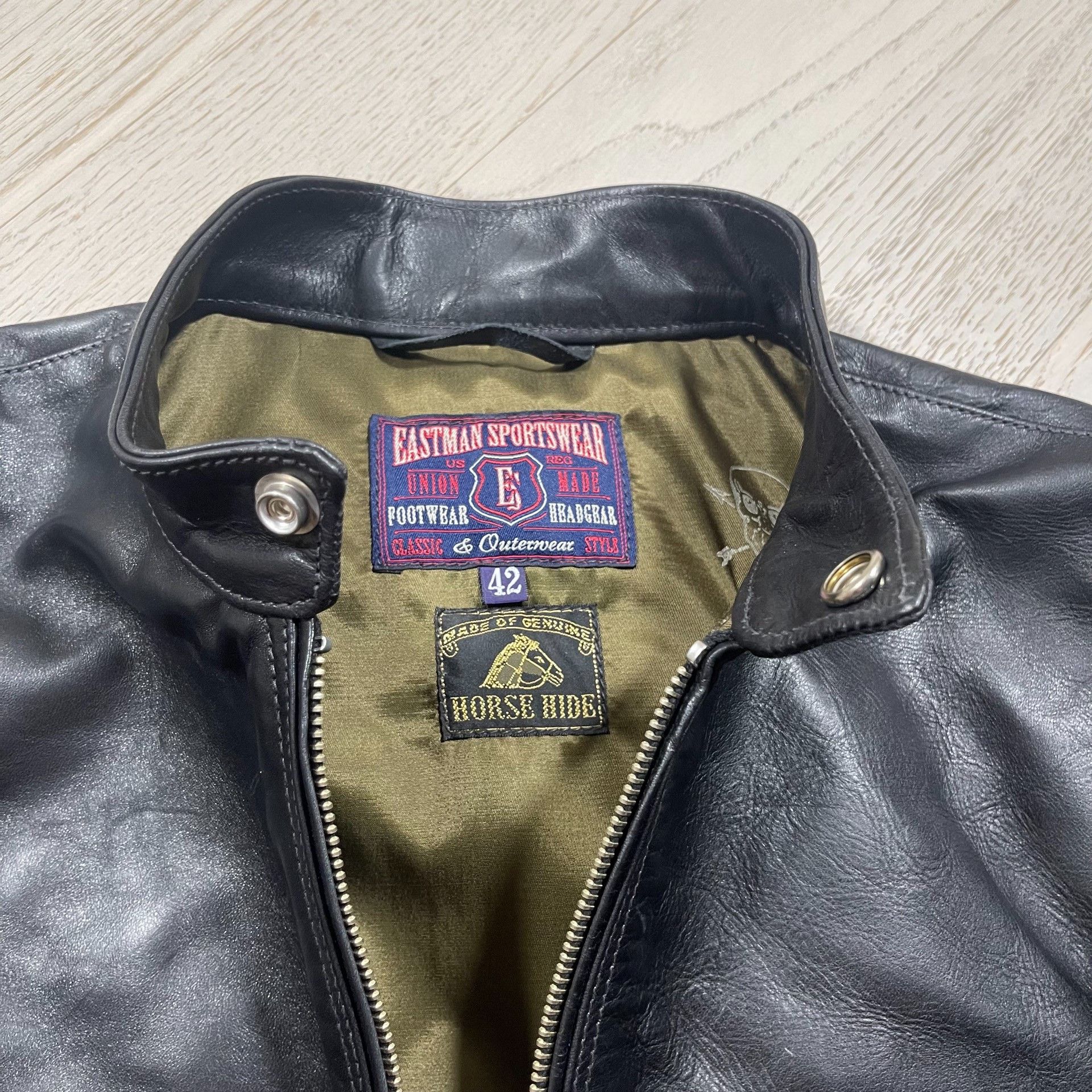 Visvim Eastman Horsehide Cafe Racer Jacket Size US XS / EU 42 / 0 - 4 Thumbnail