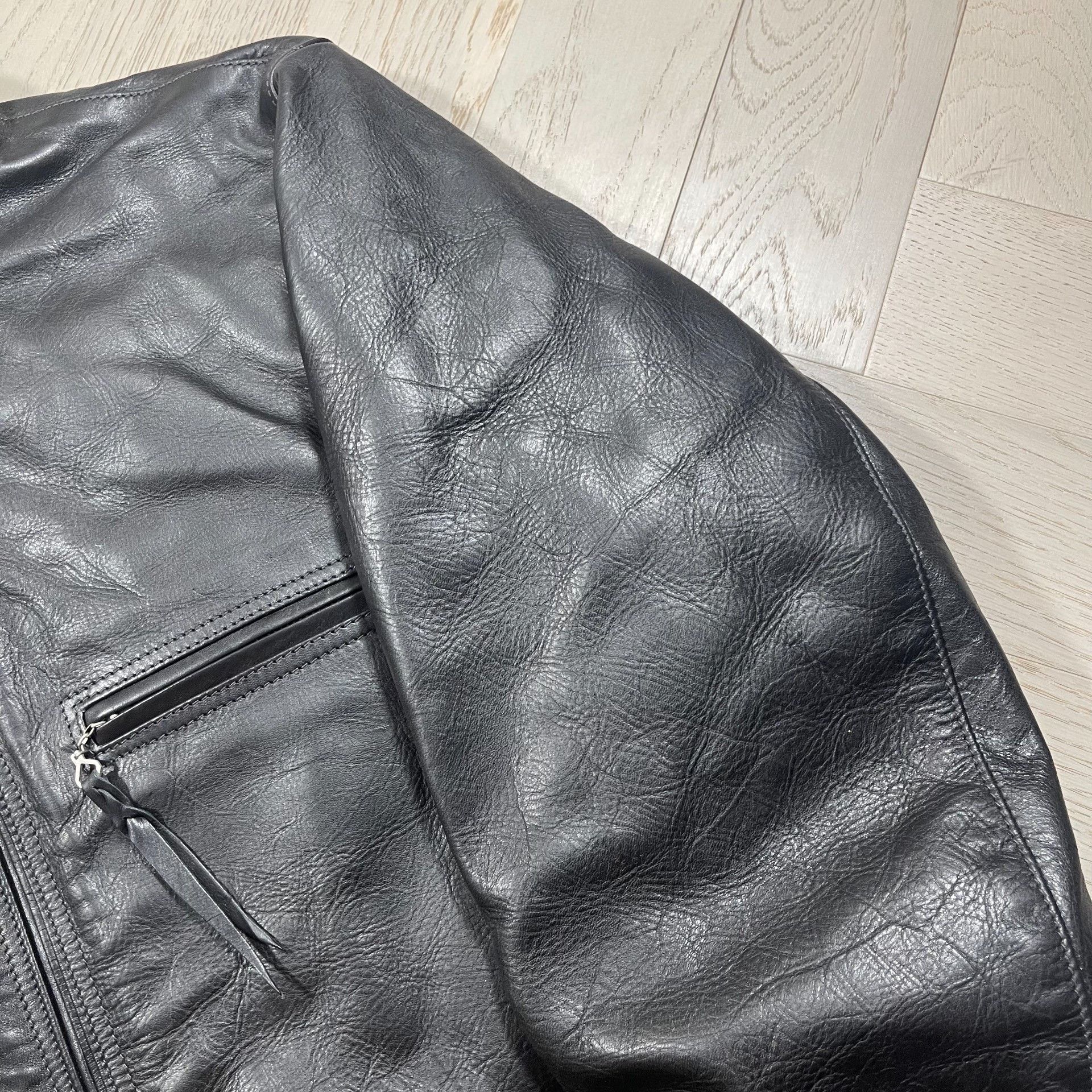 Visvim Eastman Horsehide Cafe Racer Jacket Size US XS / EU 42 / 0 - 3 Thumbnail