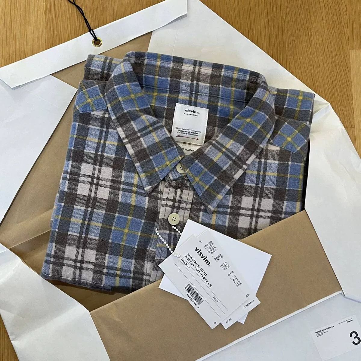 Visvim 24ss visvim PIONEER KHADI CHECK L/S Size US M / EU 48-50 / 2 - 2 Thumbnail