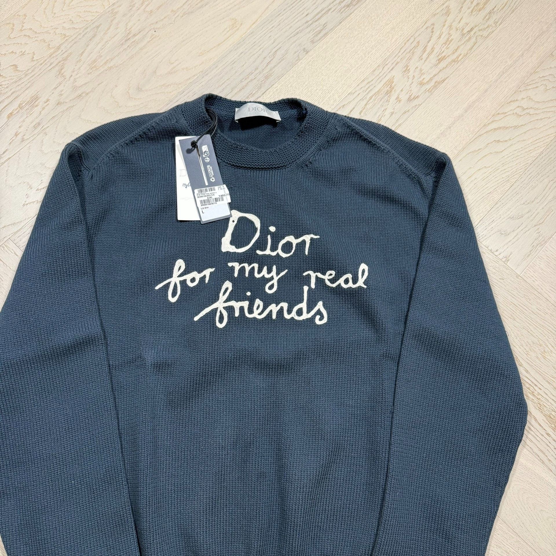 Visvim Dior SS25 Embroidered Long Sleeve Sweater Size US L / EU 52-54 / 3 - 3 Thumbnail