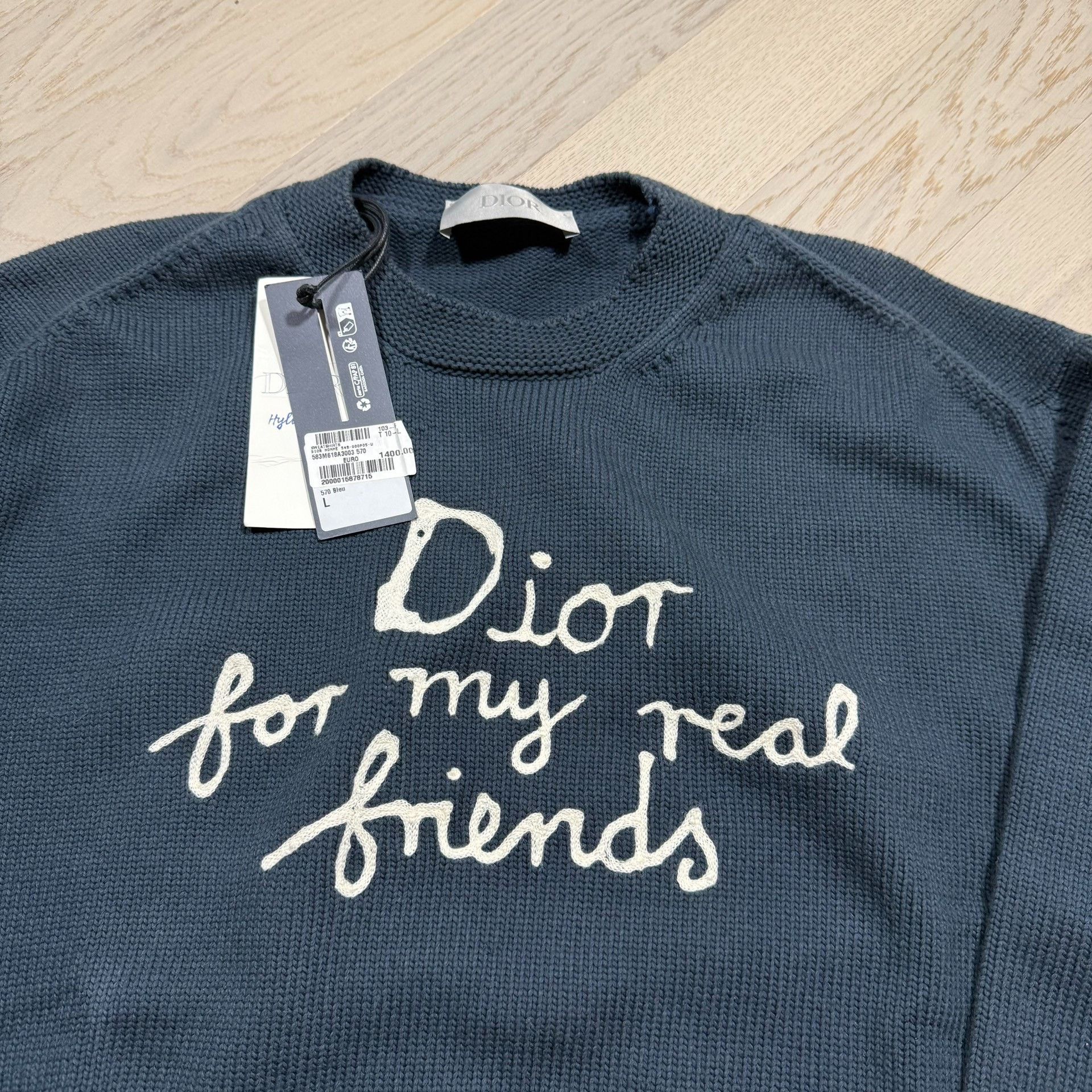 Visvim Dior SS25 Embroidered Long Sleeve Sweater Size US L / EU 52-54 / 3 - 2 Thumbnail