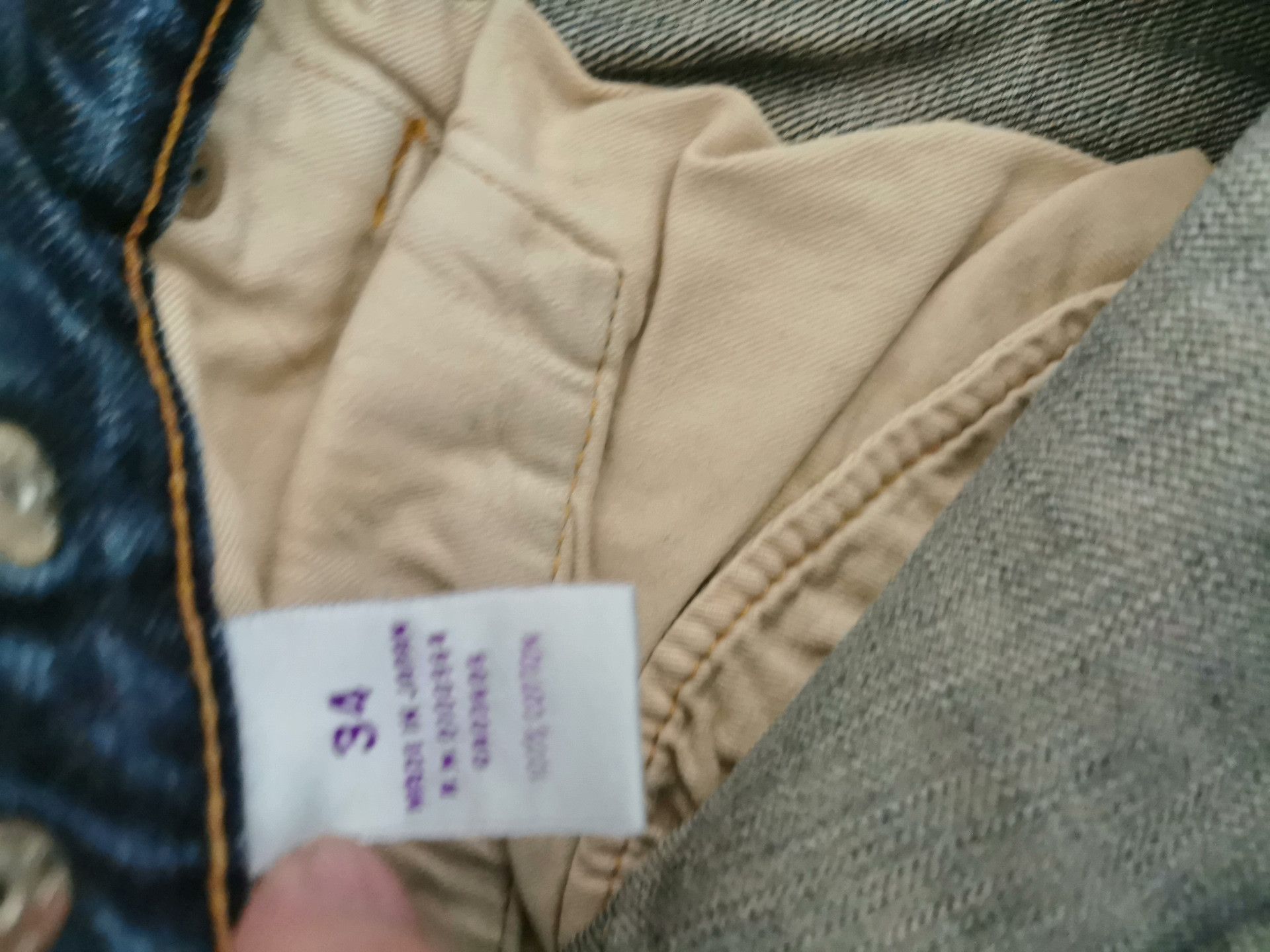 Other Acid-Washed Distressed Blue Denim Jeans Size US 34 / EU 50 - 4 Thumbnail