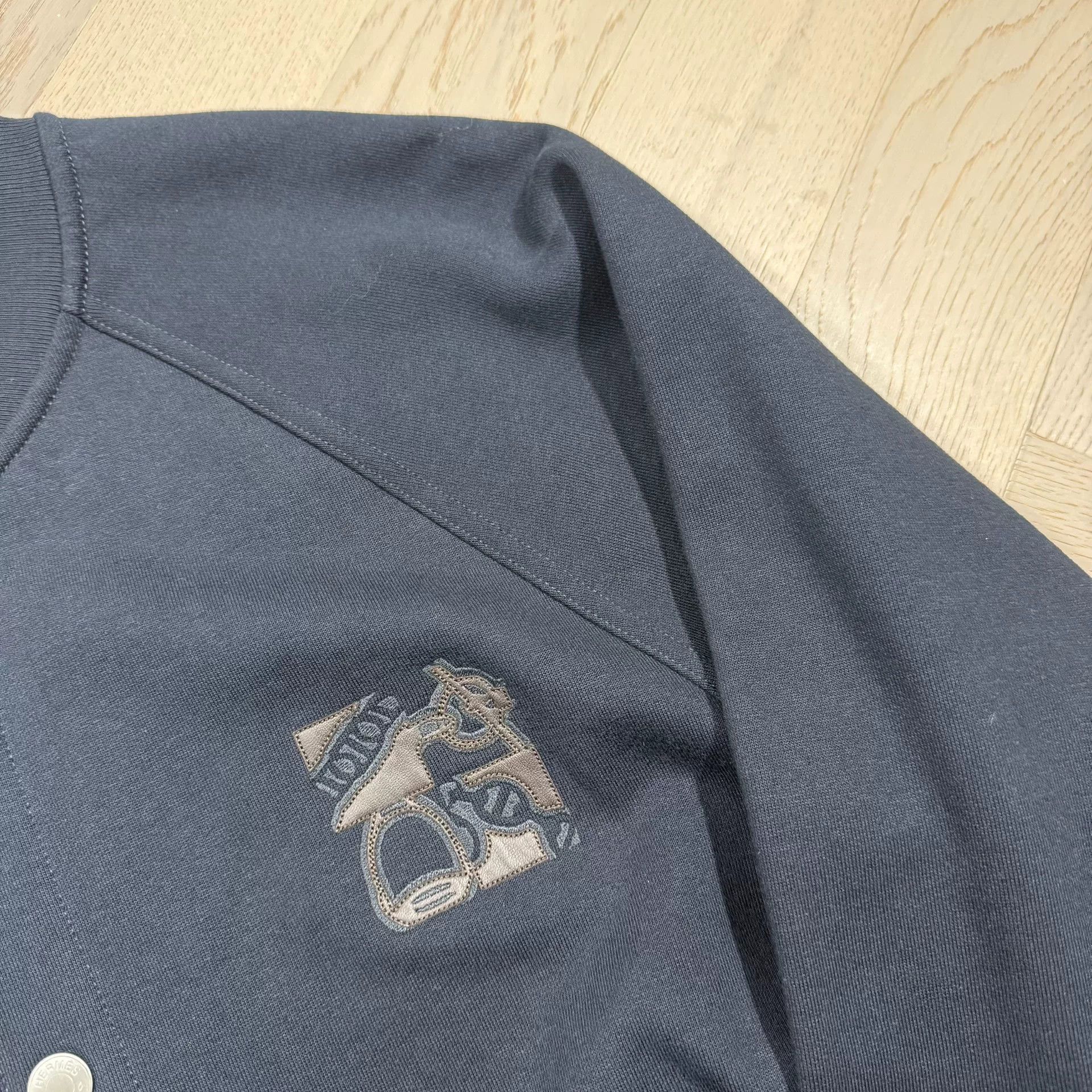 Visvim Hermès 'Metallerie au Carre' Baseball Jacket Size US XL / EU 56 / 4 - 3 Thumbnail