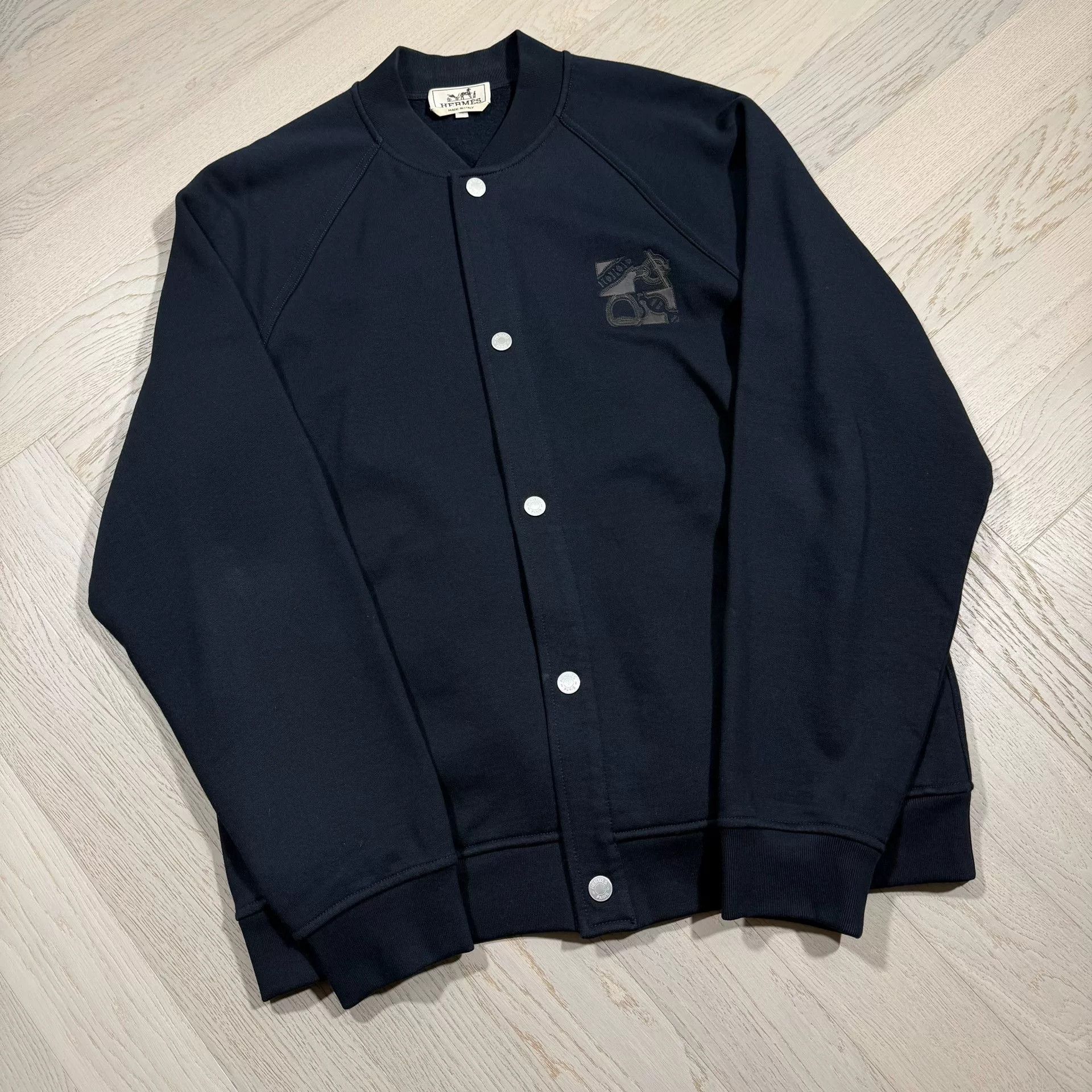 Visvim Hermès 'Metallerie au Carre' Baseball Jacket Size US XL / EU 56 / 4 - 6 Thumbnail