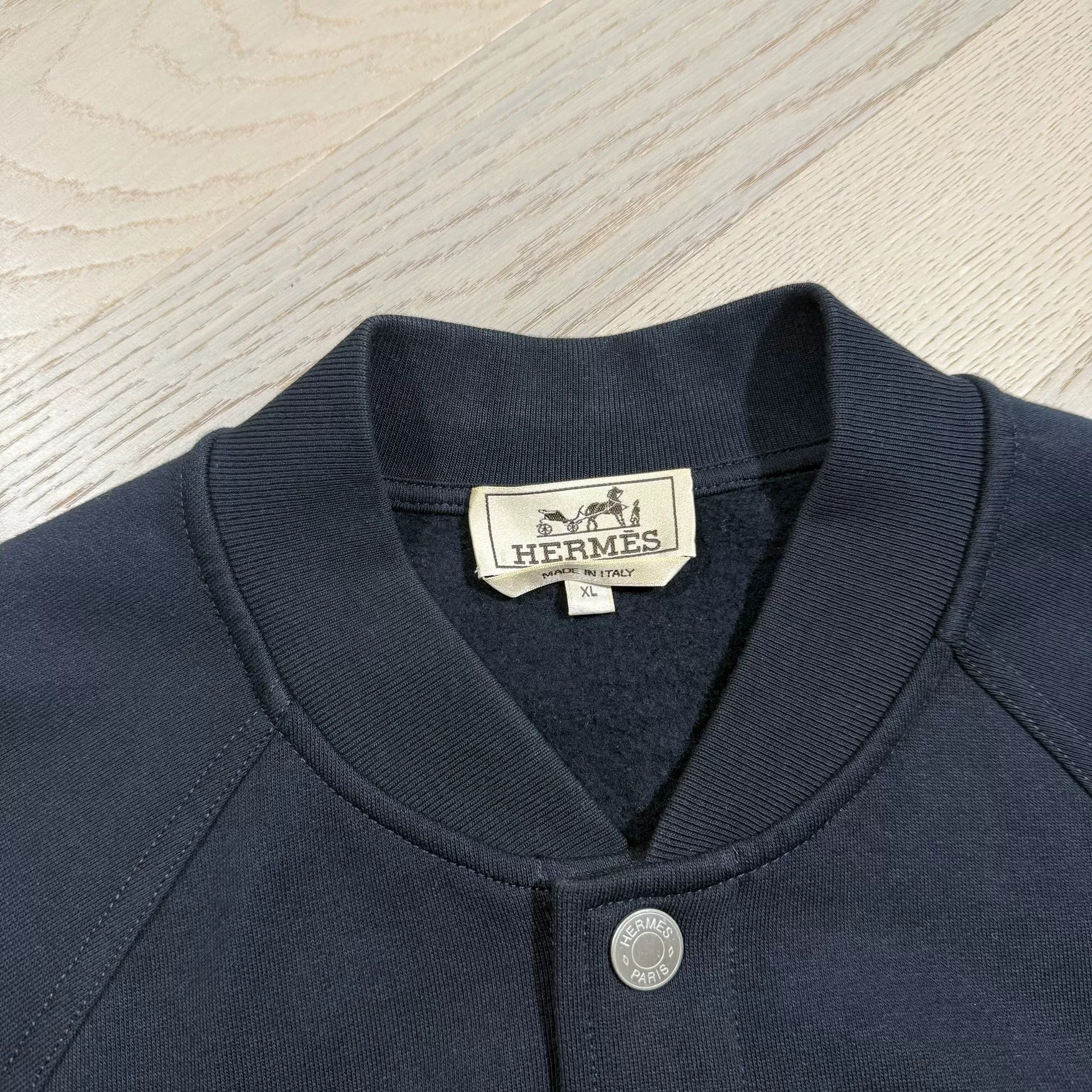 Visvim Hermès 'Metallerie au Carre' Baseball Jacket Size US XL / EU 56 / 4 - 4 Thumbnail