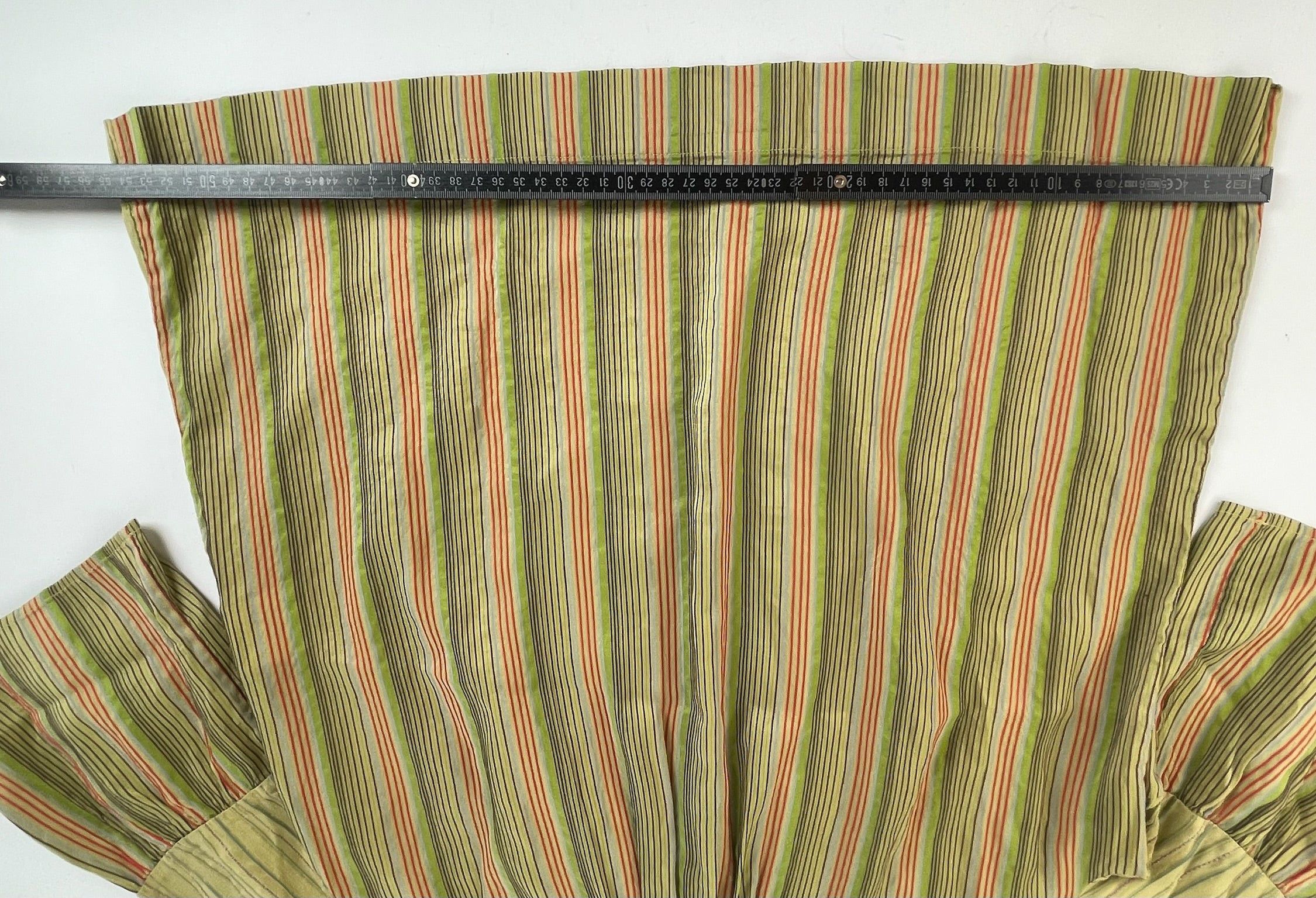 Other Vintage Etro Striped Silk Top Green Orange IT44 Size S / US 4 / IT 40 - 7 Thumbnail