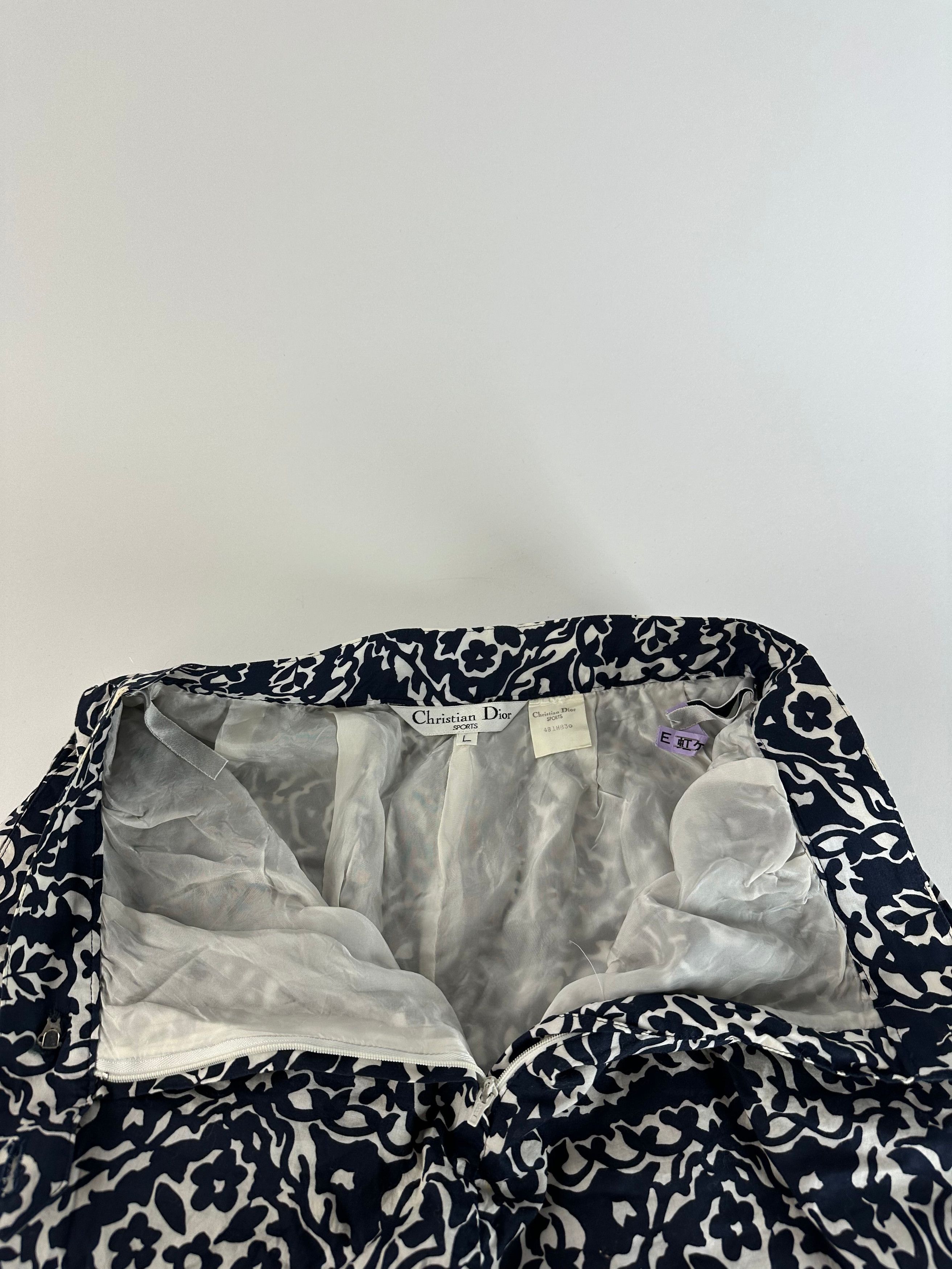 Dior Vintage Abstract Shorts Black White M Size 34" / US 12 / IT 48 - 8 Thumbnail