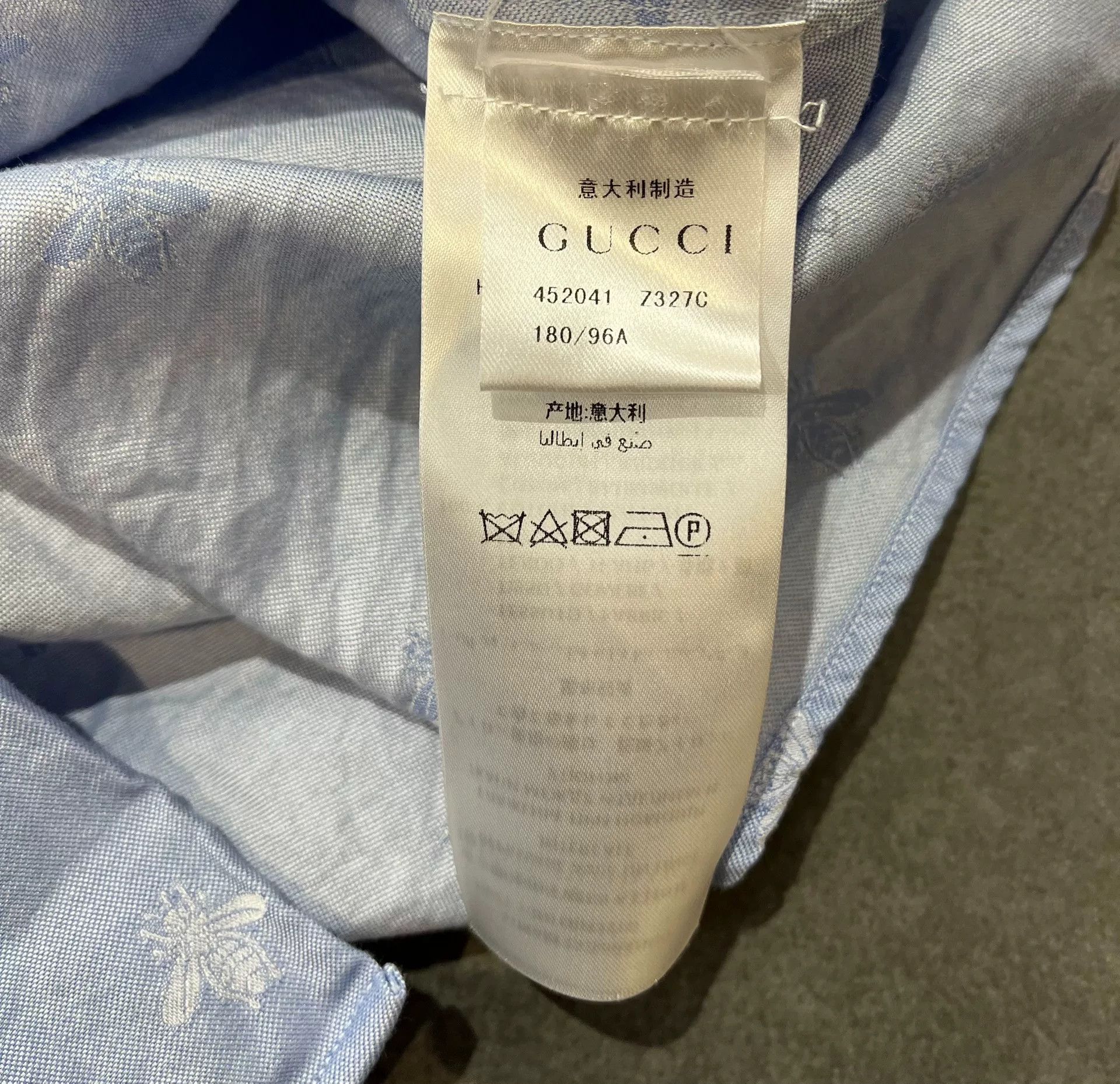Gucci Gucci Embroidered Shirt s Men Size US S / EU 44-46 / 1 - 2 Thumbnail