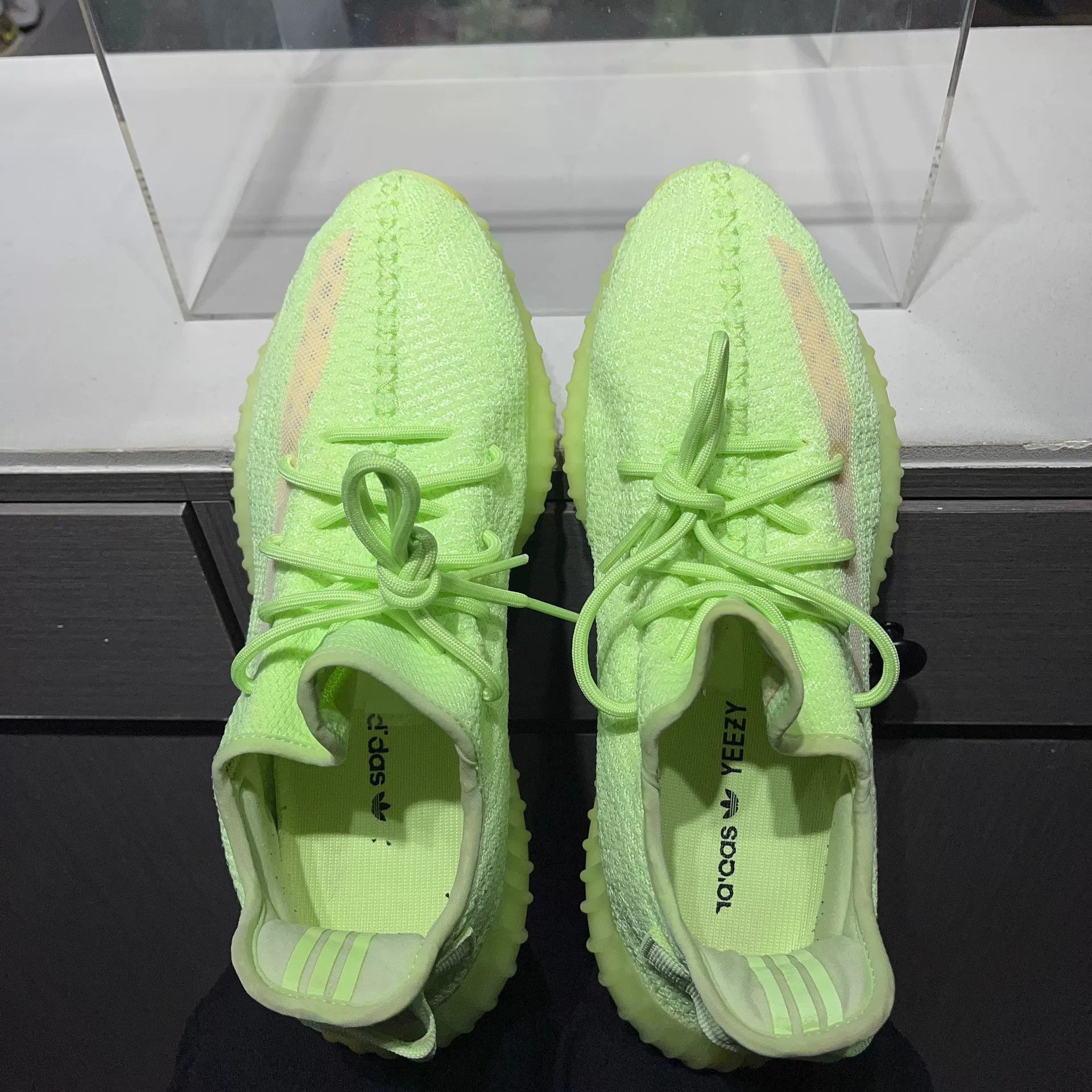 Adidas Adidas YEEZY Glow Green Lowtop Sneakers 13 Men Size US 13 / EU 46 - 7 Thumbnail