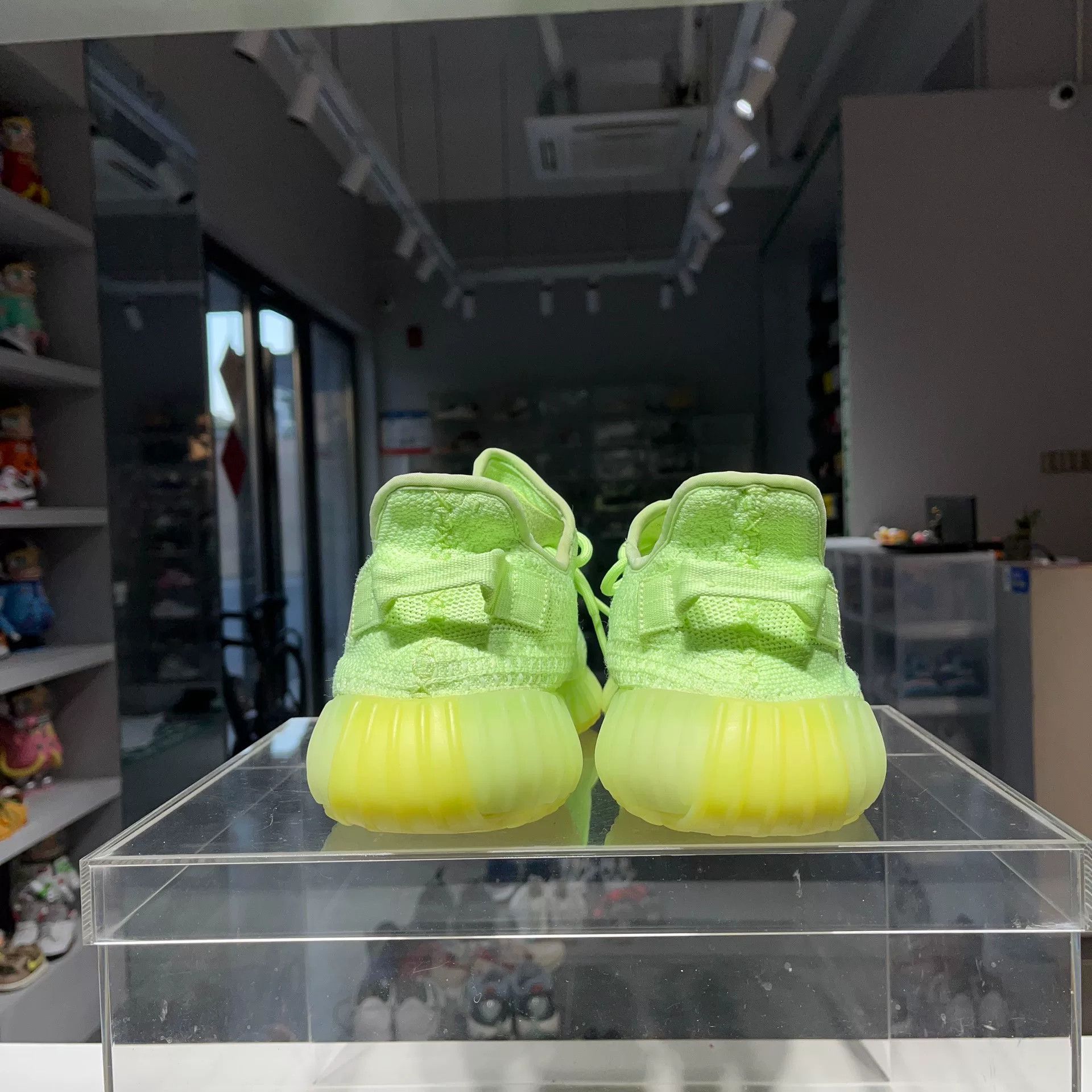 Adidas Adidas YEEZY Glow Green Lowtop Sneakers 13 Men Size US 13 / EU 46 - 3 Thumbnail
