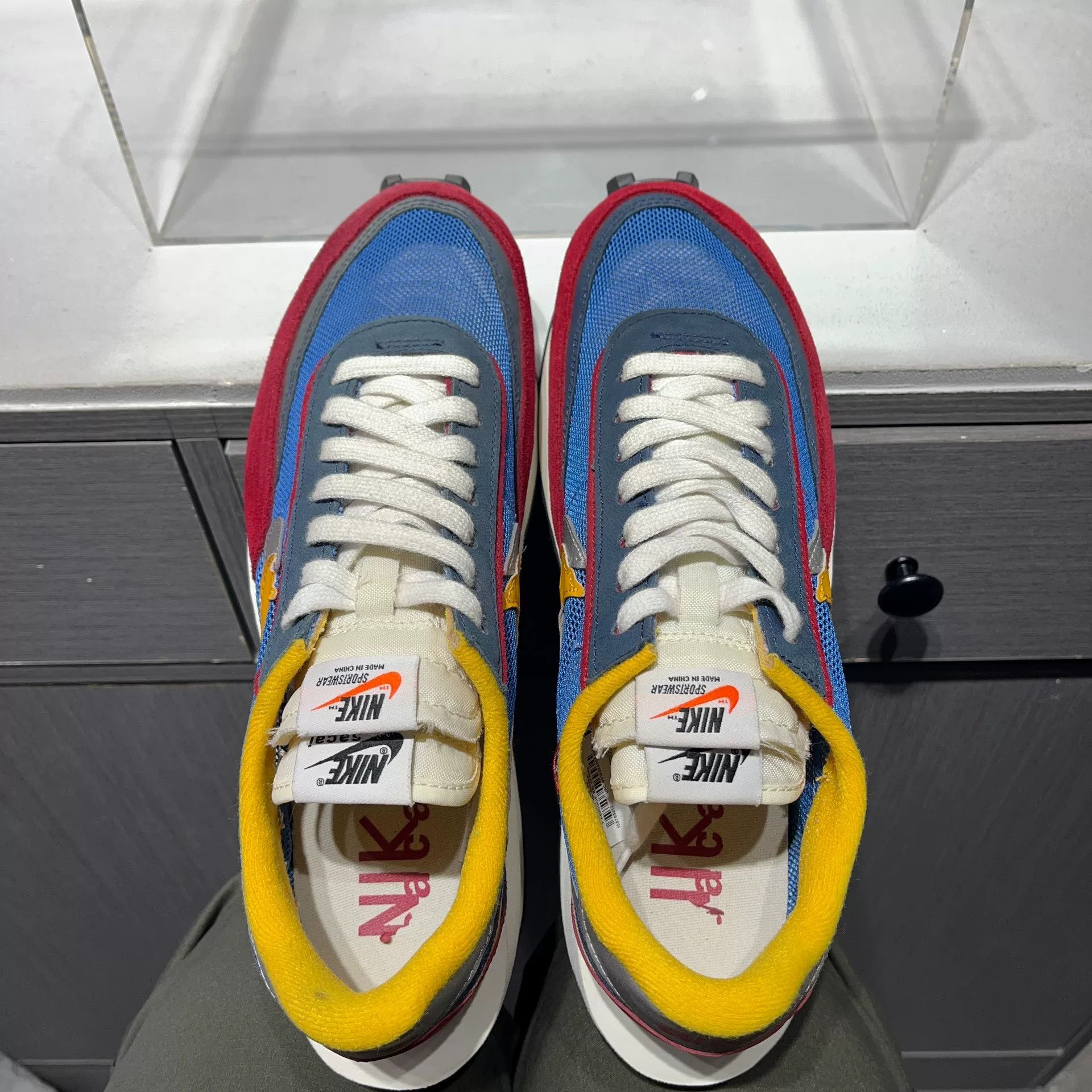 Sacai Sacai Blue Lowtop Sneakers 11 Men Size US 11 / EU 44 - 7 Thumbnail