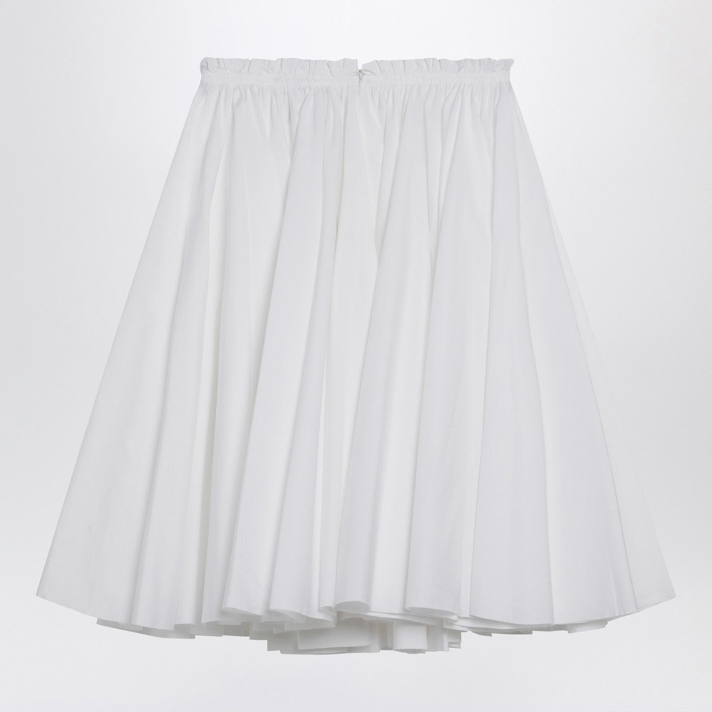 AMI Ami Paris White Cotton Skirt Size 27" / US 4 / IT 40 - 2 Thumbnail