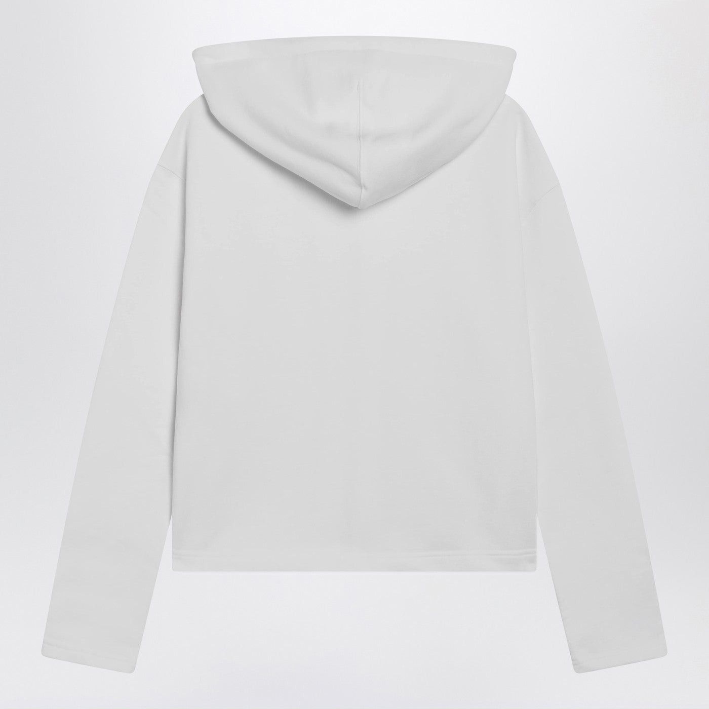 AMI Ami Paris White Ami De Coeur Zip-Up Hoodie Size L / US 10 / IT 46 - 2 Thumbnail