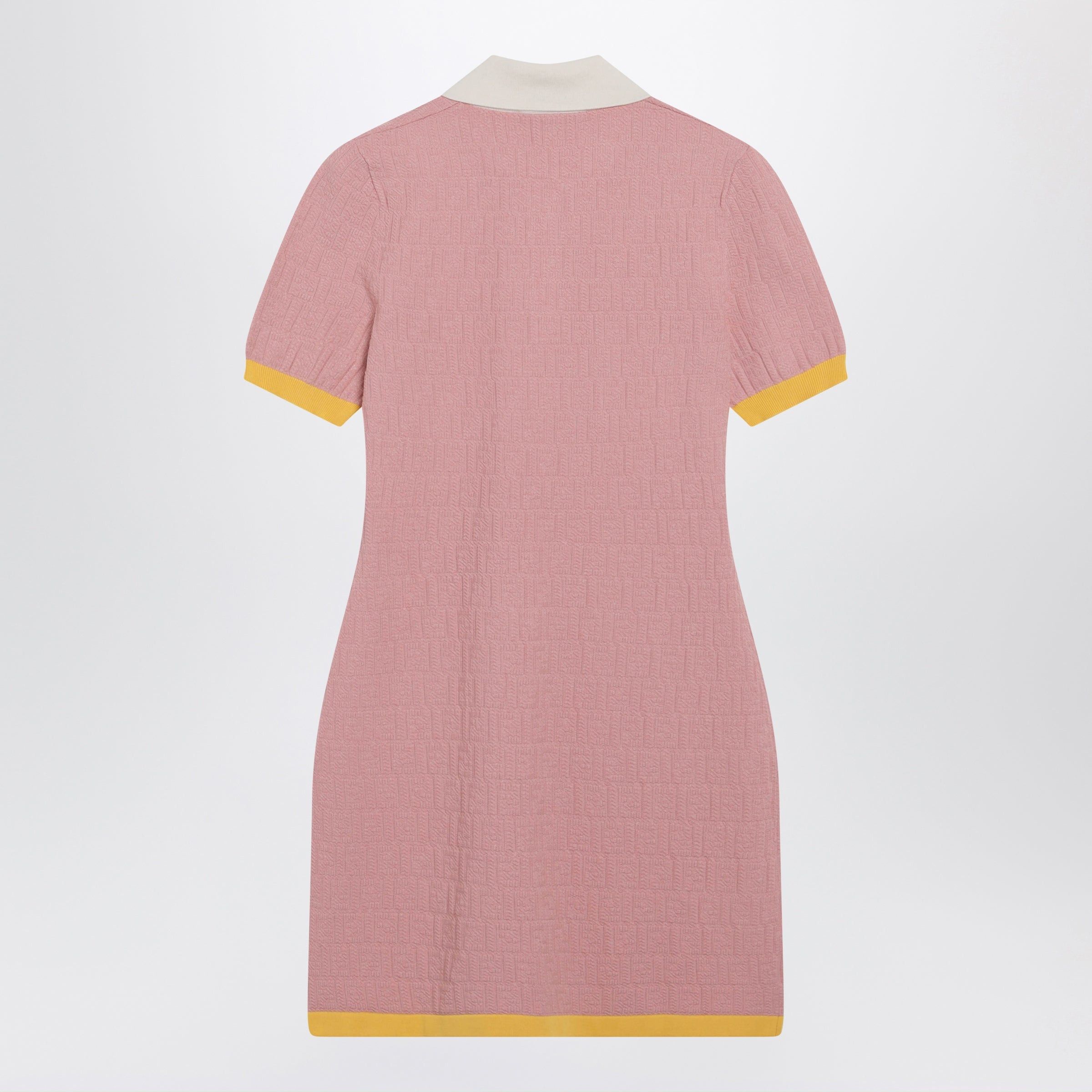 Fendi Fendi Pink Polo Dress With Ff Jacquard Size S / US 4 / IT 40 - 2 Thumbnail