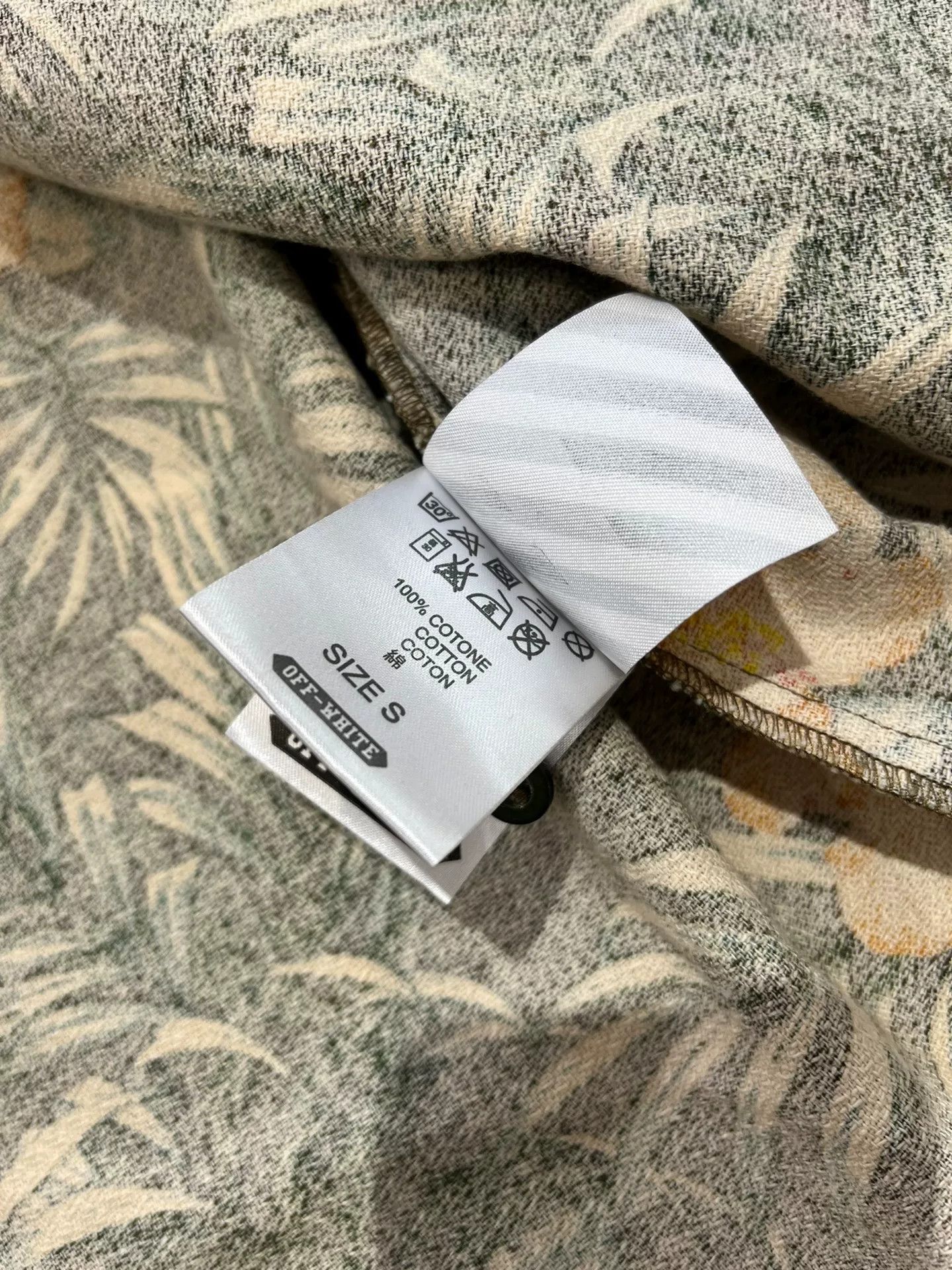 Off-White Off-White Floral White Shirt s Men Size US S / EU 44-46 / 1 - 2 Thumbnail