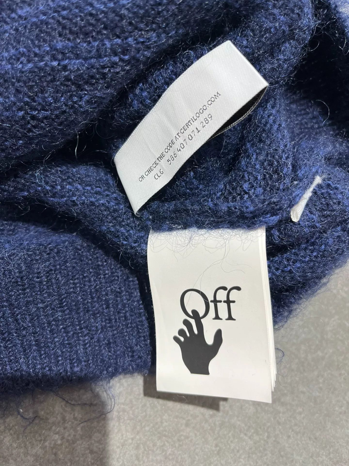 Off-White Off-White Tie-Dye Gradient White Light Jacket s Men Size US S / EU 44-46 / 1 - 3 Thumbnail