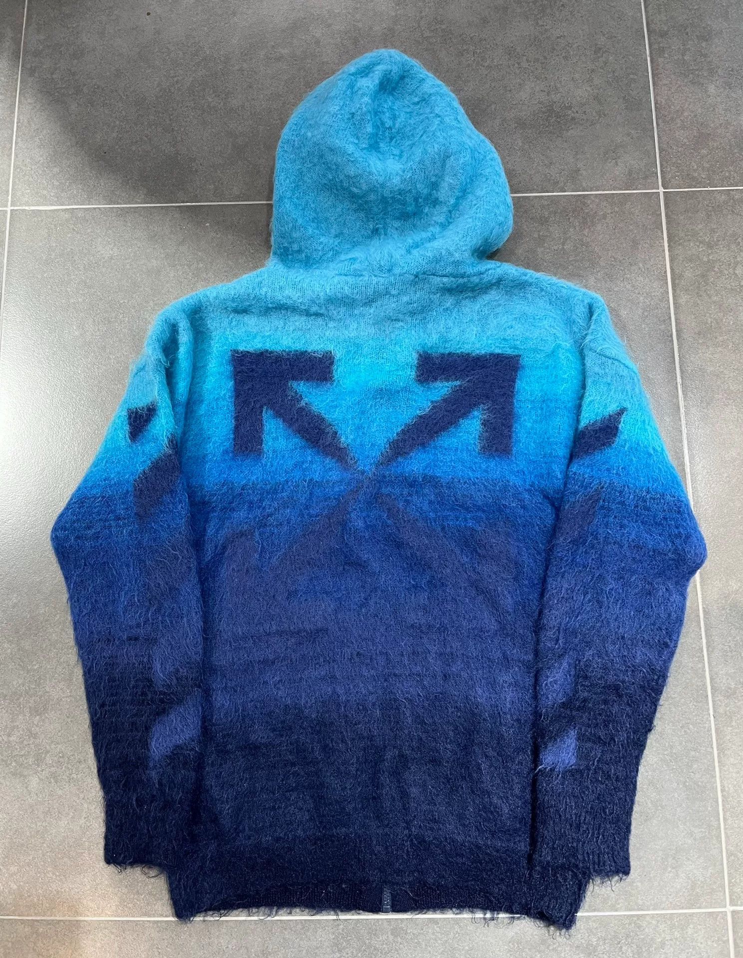 Off-White Off-White Tie-Dye Gradient White Light Jacket s Men Size US S / EU 44-46 / 1 - 2 Thumbnail