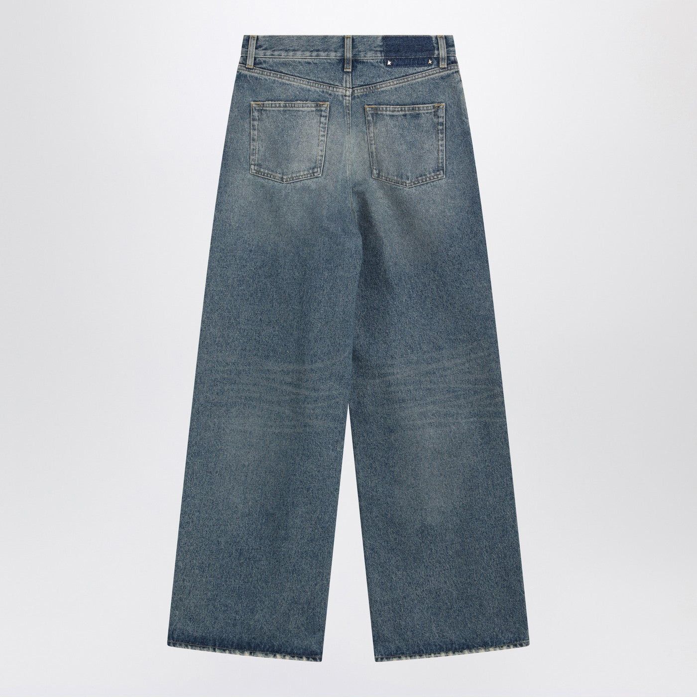 Golden Goose Golden Goose Blue Washed Wide-Leg Jeans Size 24" / US 00 / IT 34 - 2 Thumbnail