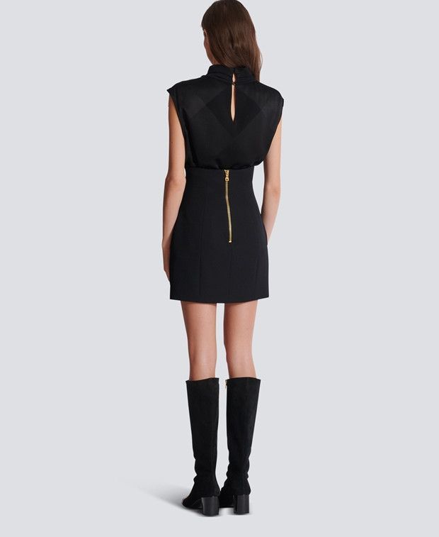 Balmain Miniskirt Size 24" / US 00 / IT 34 - 3 Thumbnail
