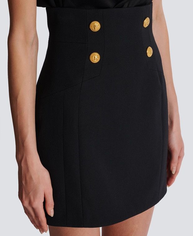 Balmain Miniskirt Size 24" / US 00 / IT 34 - 6 Thumbnail