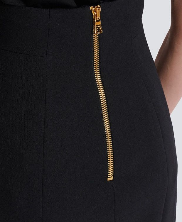 Balmain Miniskirt Size 24" / US 00 / IT 34 - 2 Thumbnail
