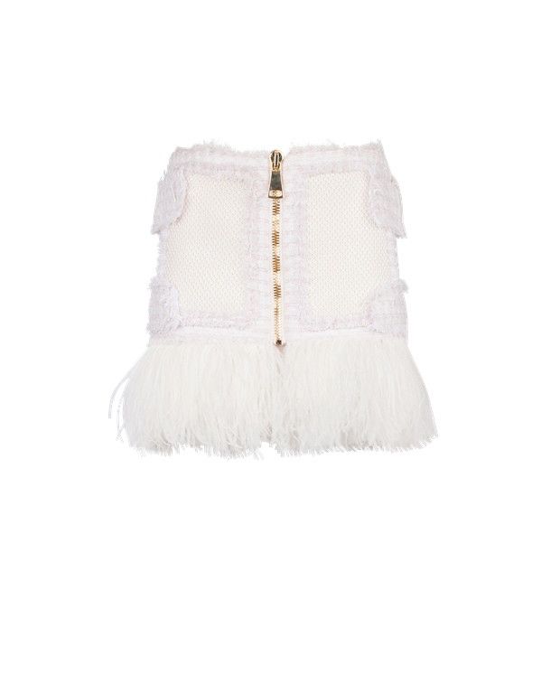 Balmain Miniskirt Size 24" / US 00 / IT 34 - 4 Thumbnail