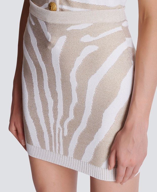 Balmain Miniskirt Size 25" / US 0 / IT 36 - 6 Thumbnail