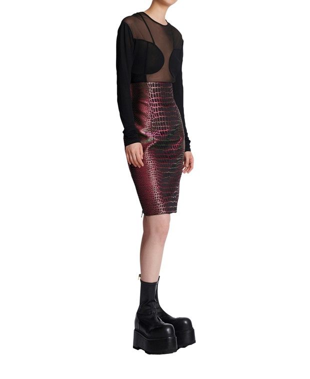 Balmain Midi skirt Size 26" / US 2 / IT 38 - 4 Thumbnail