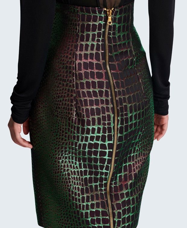 Balmain Midi skirt Size 26" / US 2 / IT 38 - 2 Thumbnail