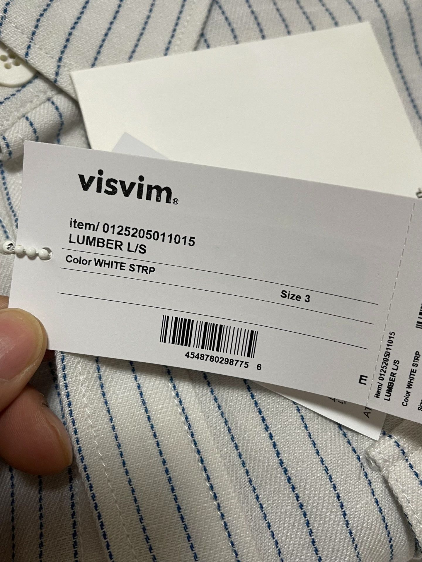 Visvim VISVIM Lumber Striped Long-Sleeve Shirt Size US L / EU 52-54 / 3 - 7 Thumbnail