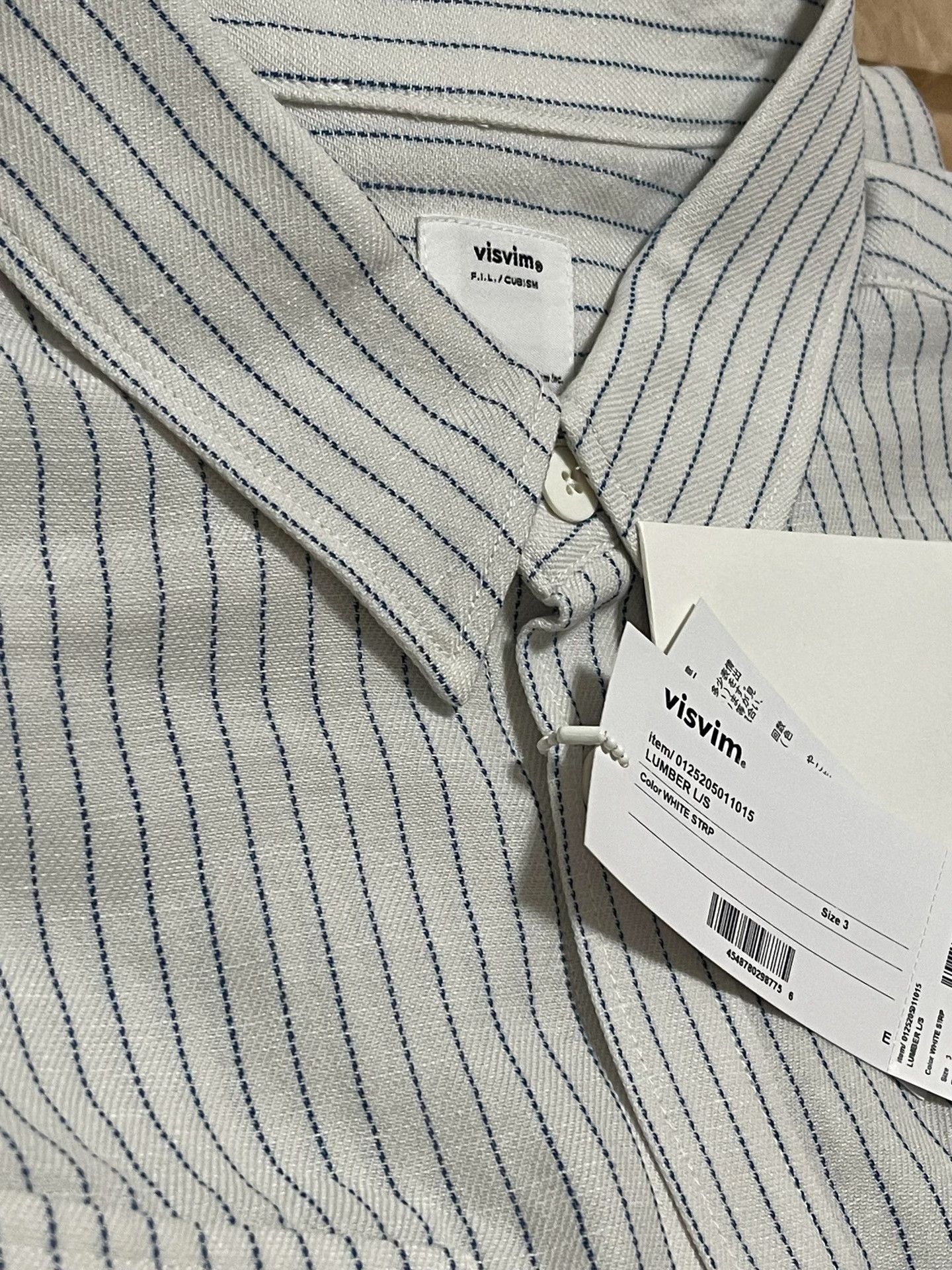 Visvim VISVIM Lumber Striped Long-Sleeve Shirt Size US L / EU 52-54 / 3 - 3 Thumbnail